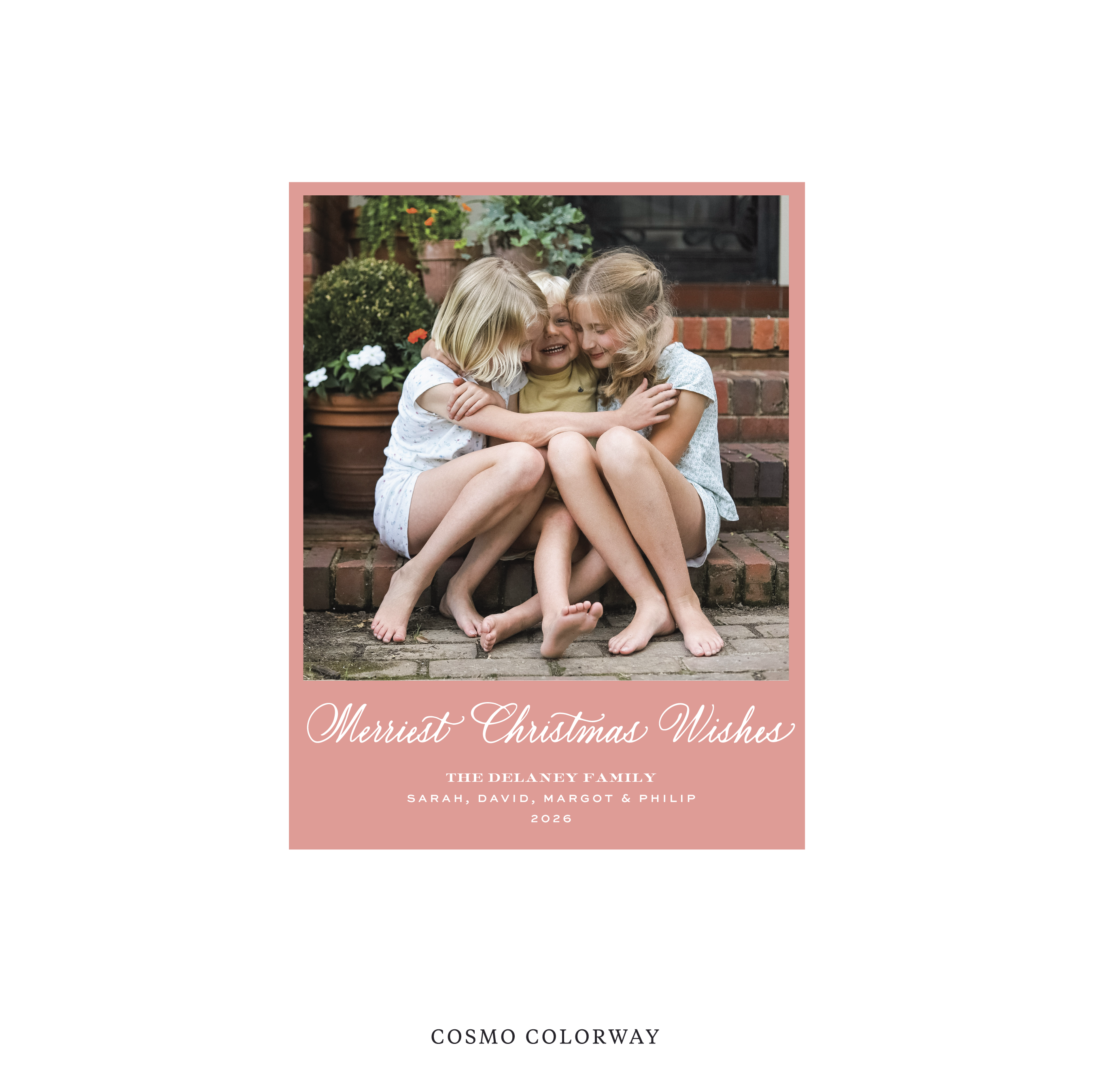 Goodwin Classic Flat Print Holiday Card, Small