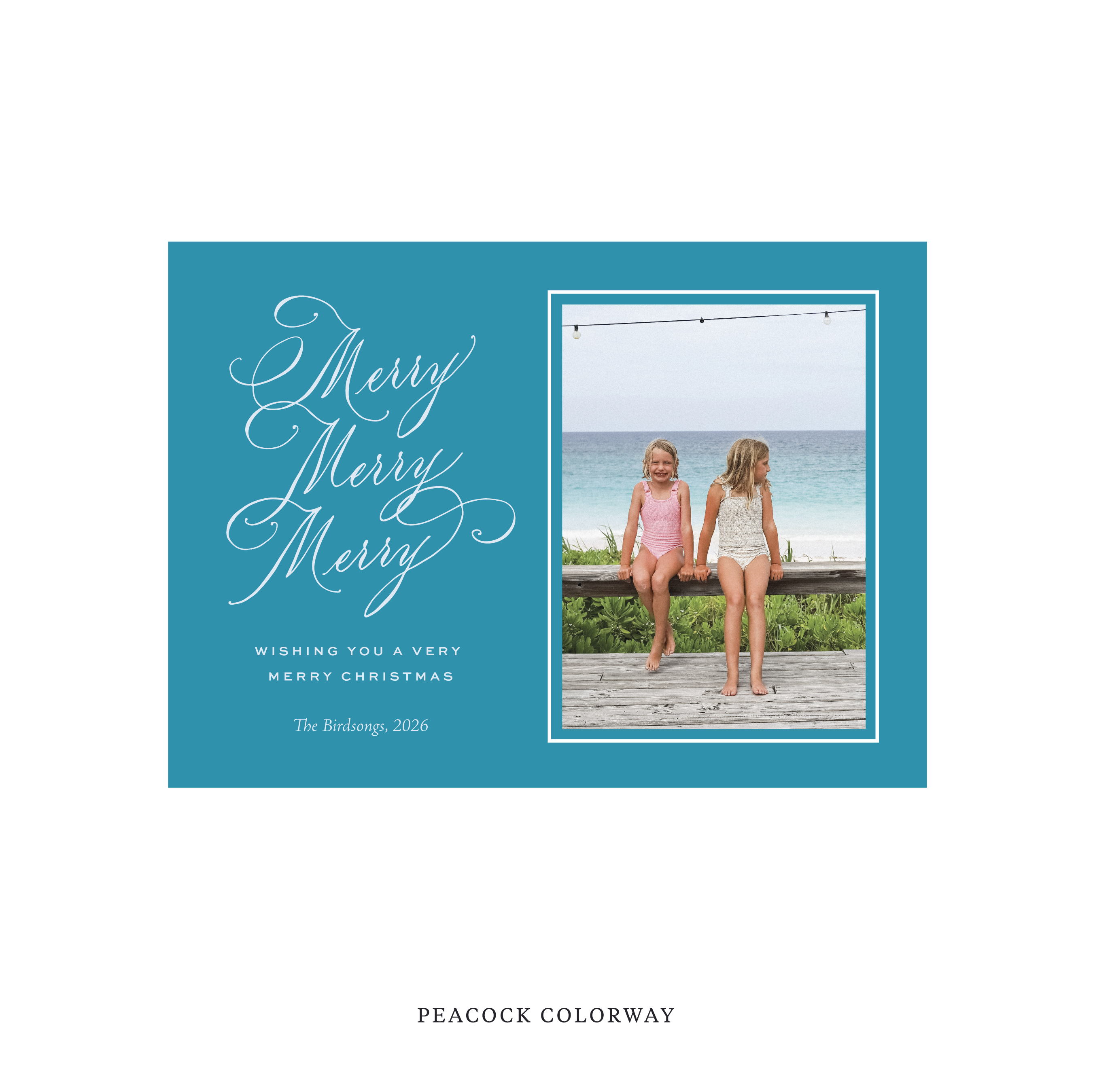 Ludlow Classic Flat Print Holiday Card, Medium