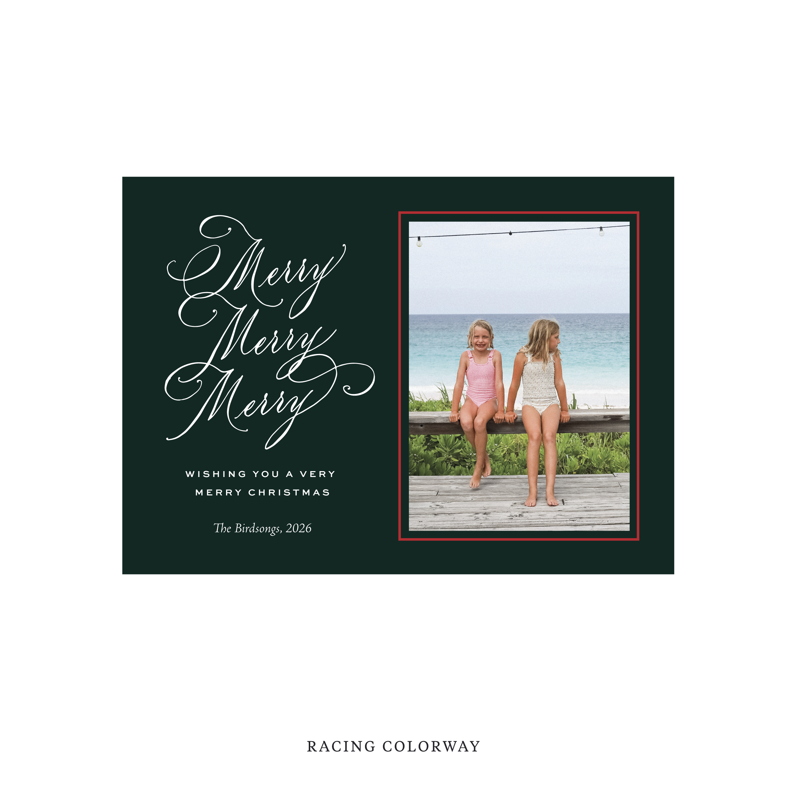Ludlow Classic Flat Print Holiday Card, Medium