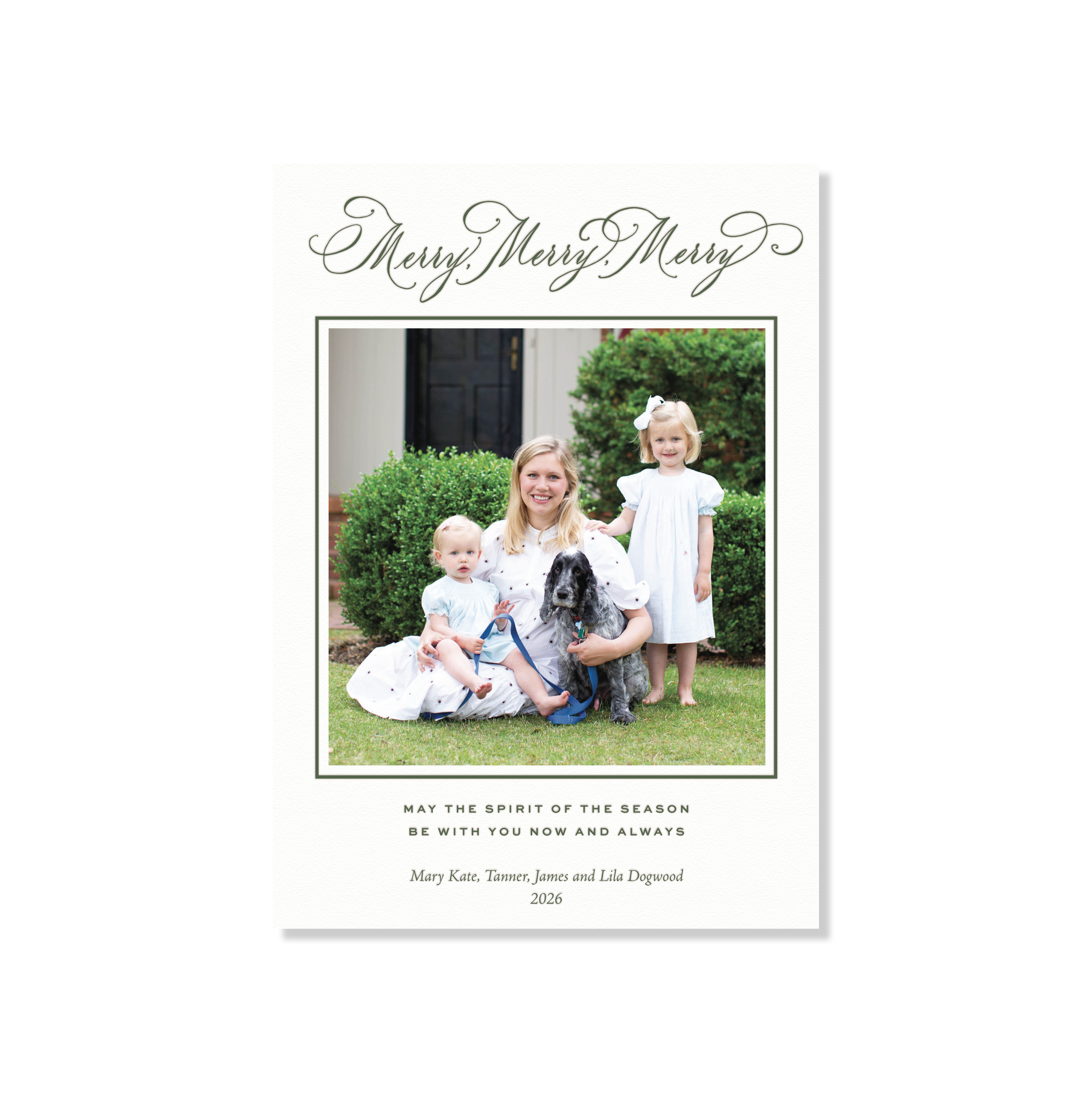 Ludlow Letterpress Holiday Card, Large