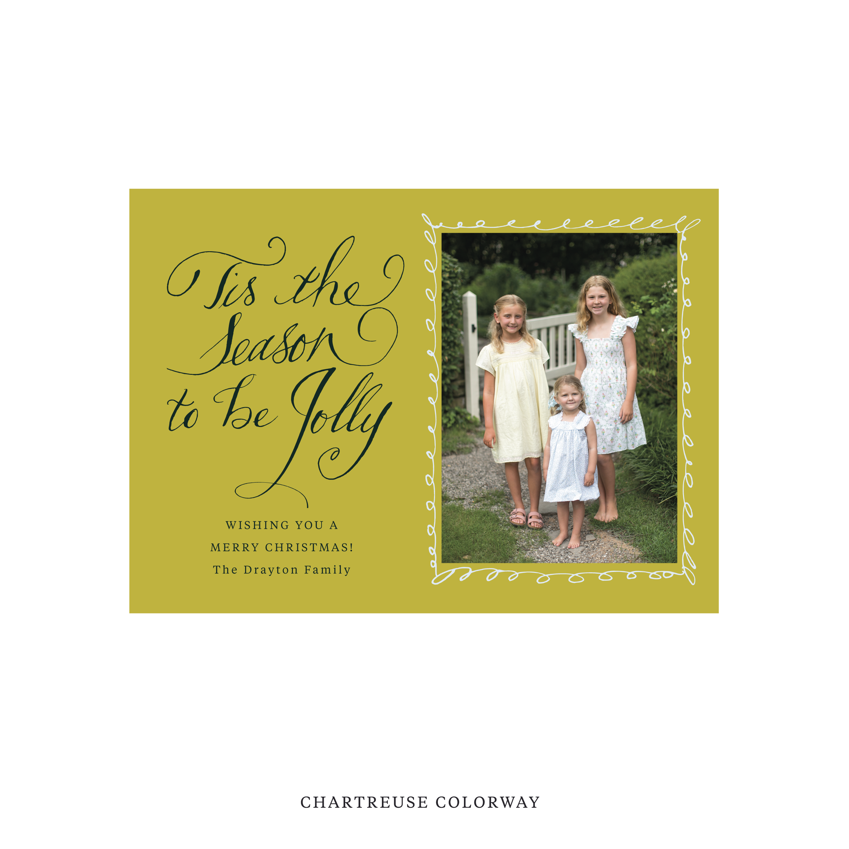 Drayton Classic Printed Holiday Card, Medium