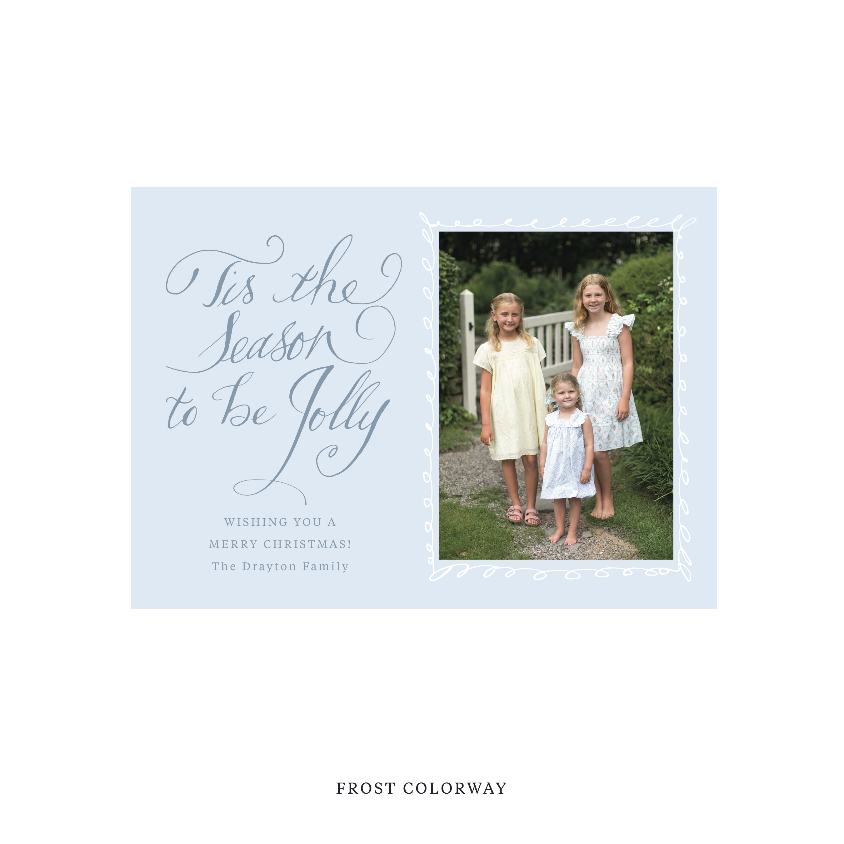 Drayton Classic Printed Holiday Card, Medium