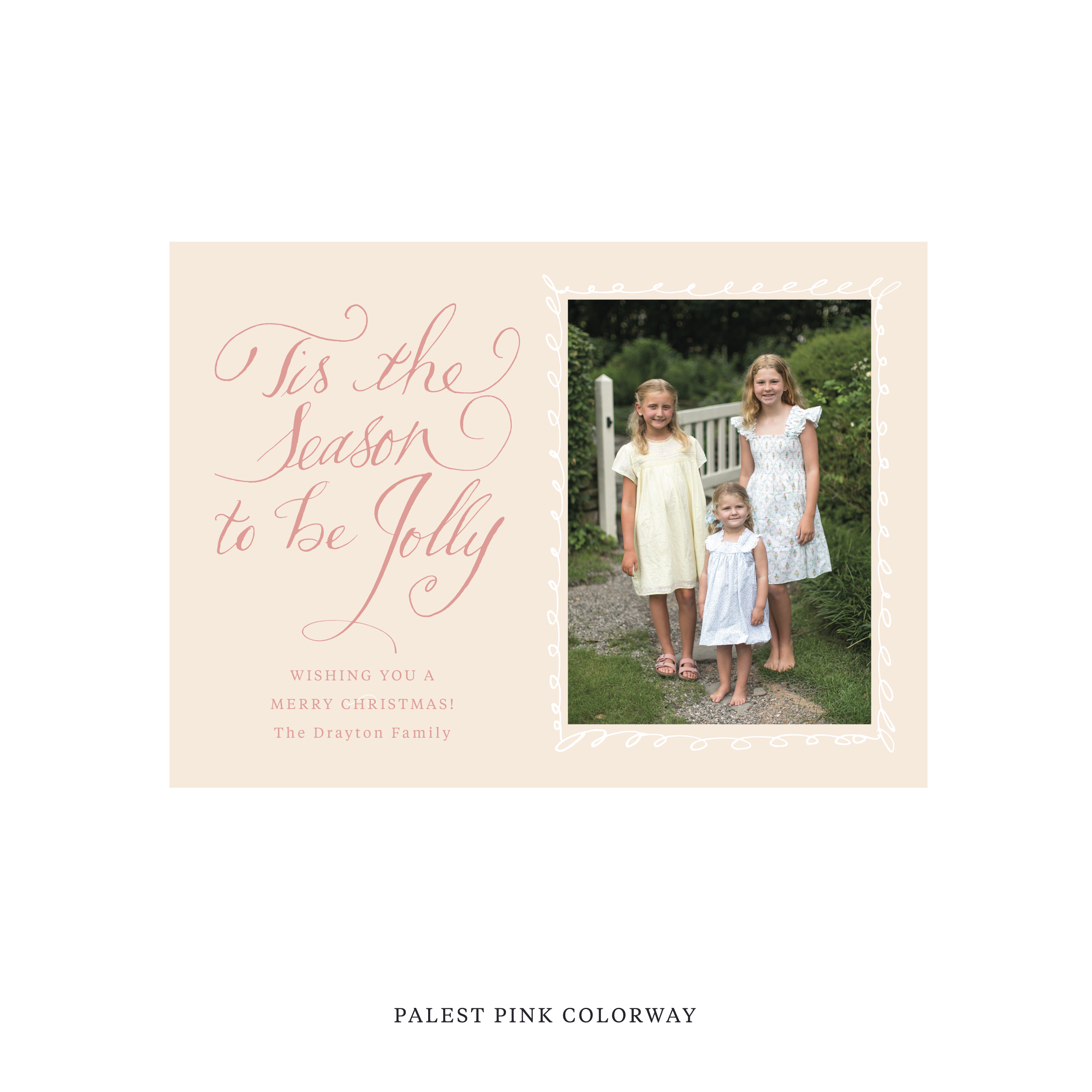 Drayton Classic Printed Holiday Card, Medium