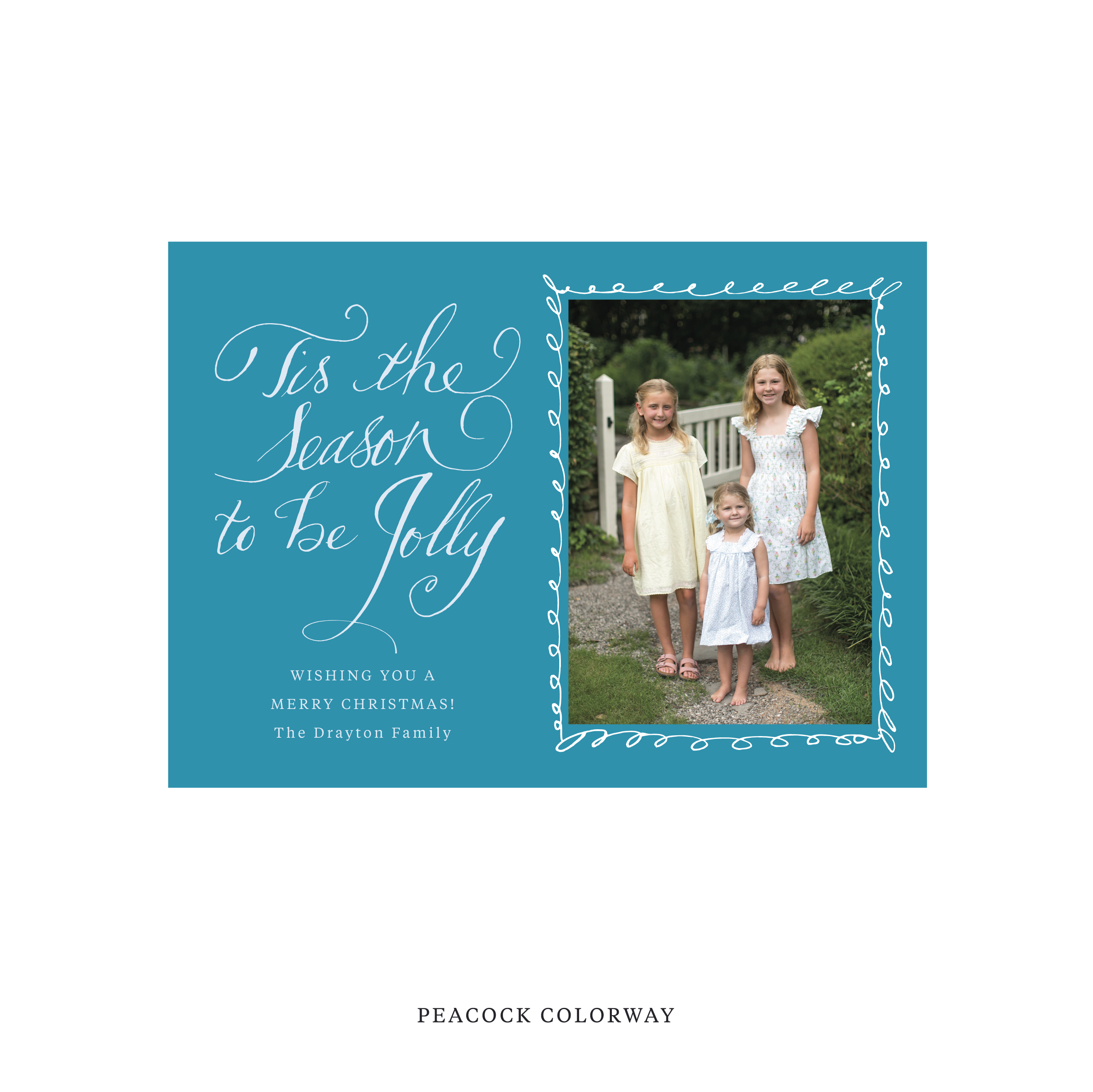 Drayton Classic Printed Holiday Card, Medium