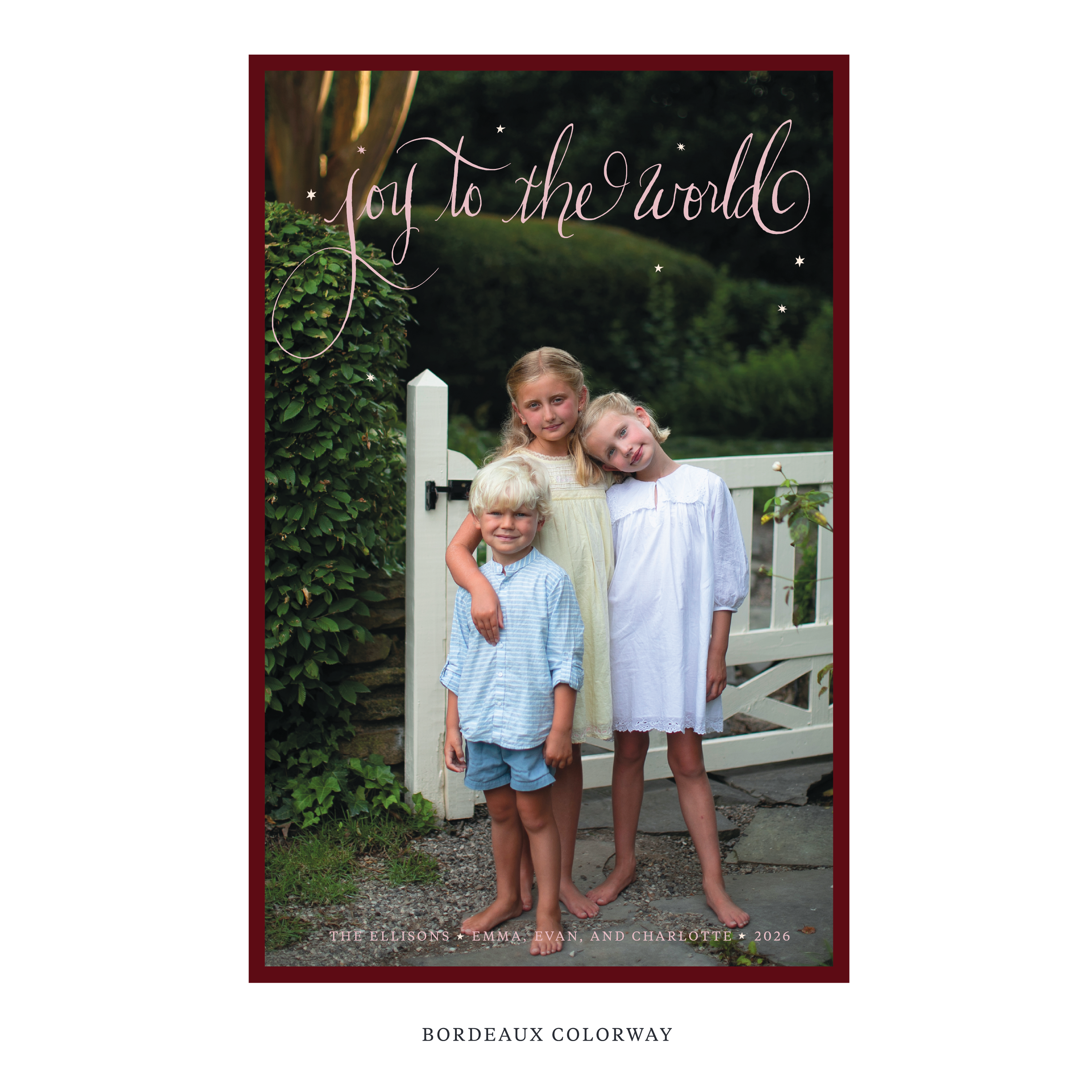 Ellison Digital Photo Holiday Card, Extra Large