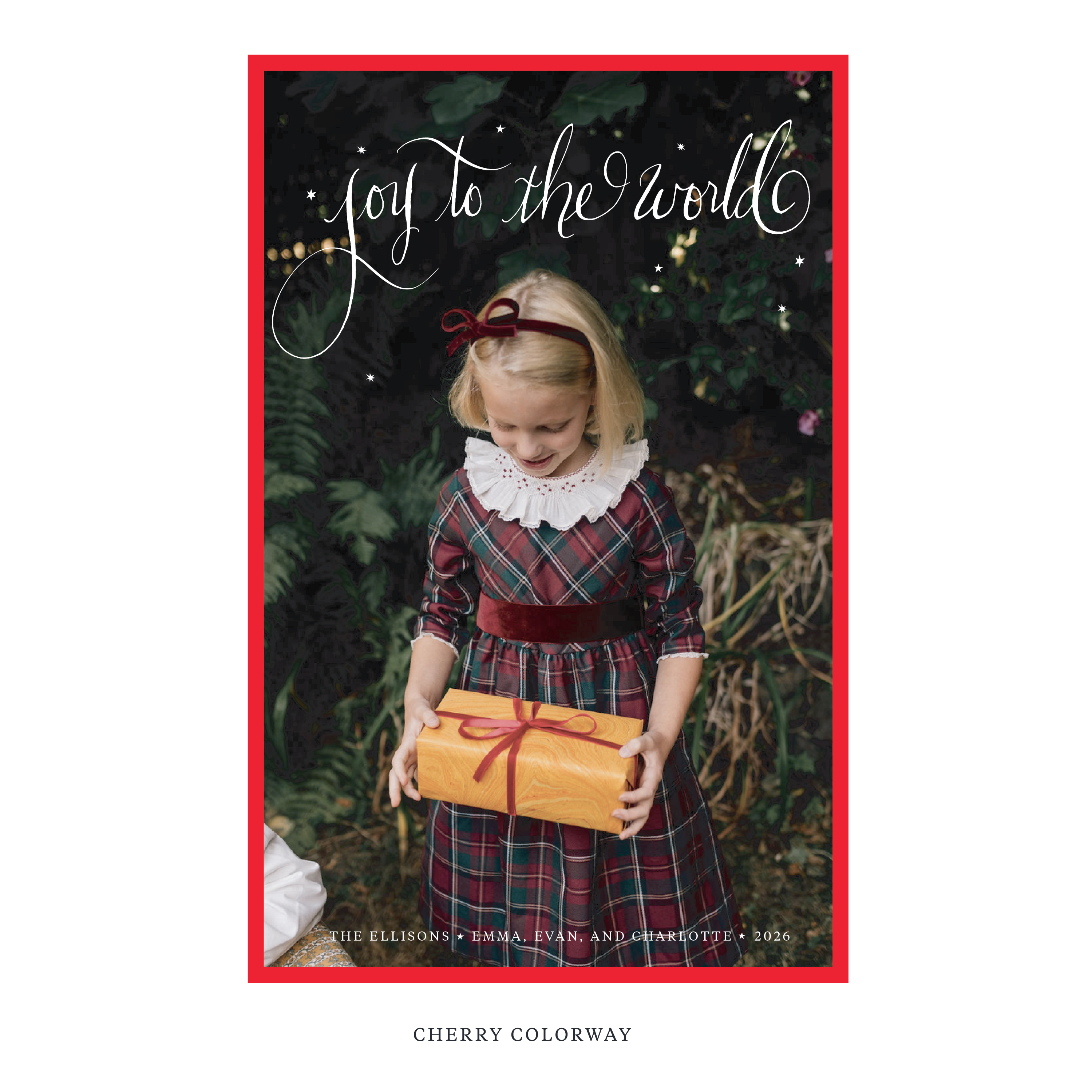 Ellison Digital Photo Holiday Card, Extra Large