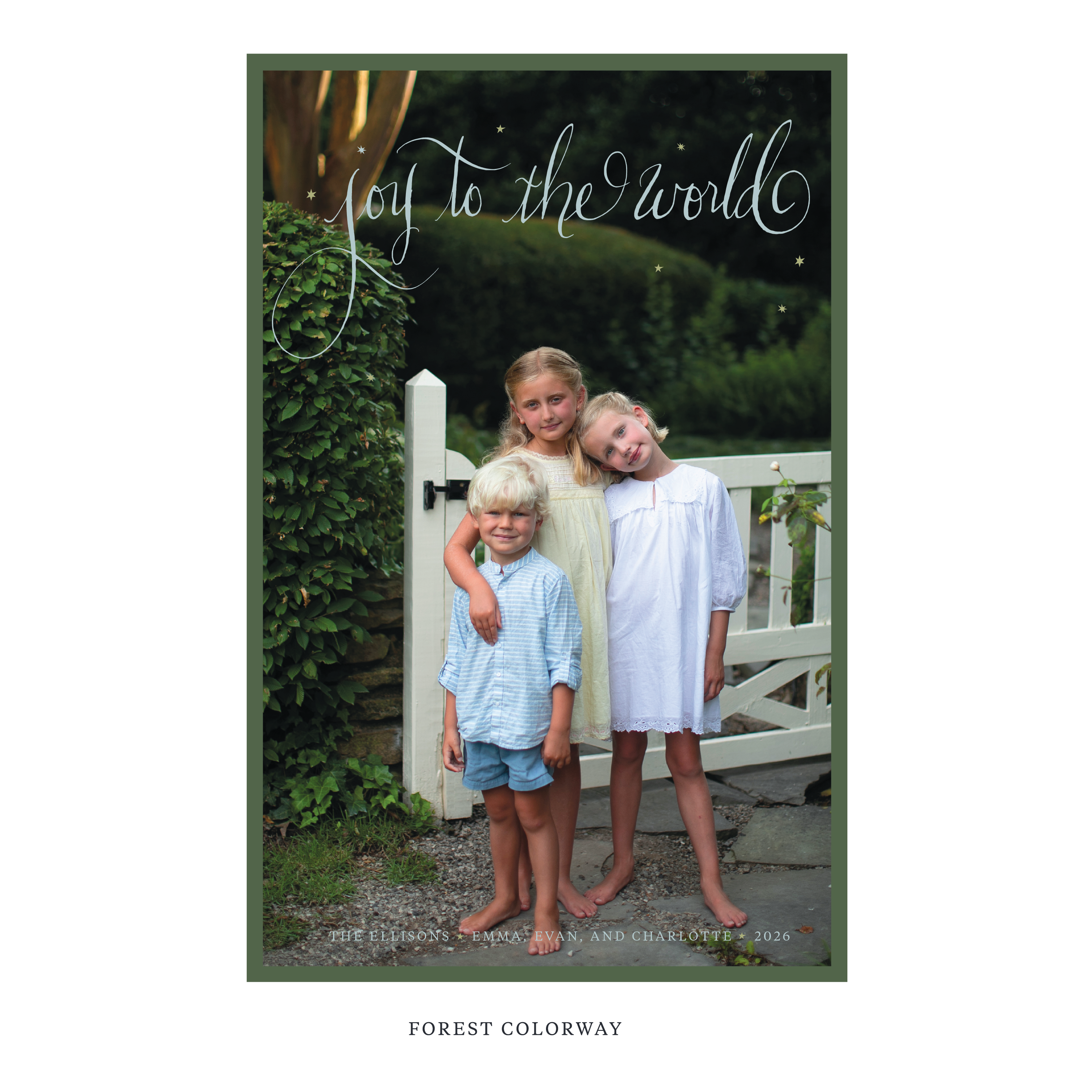 Ellison Digital Photo Holiday Card, Extra Large
