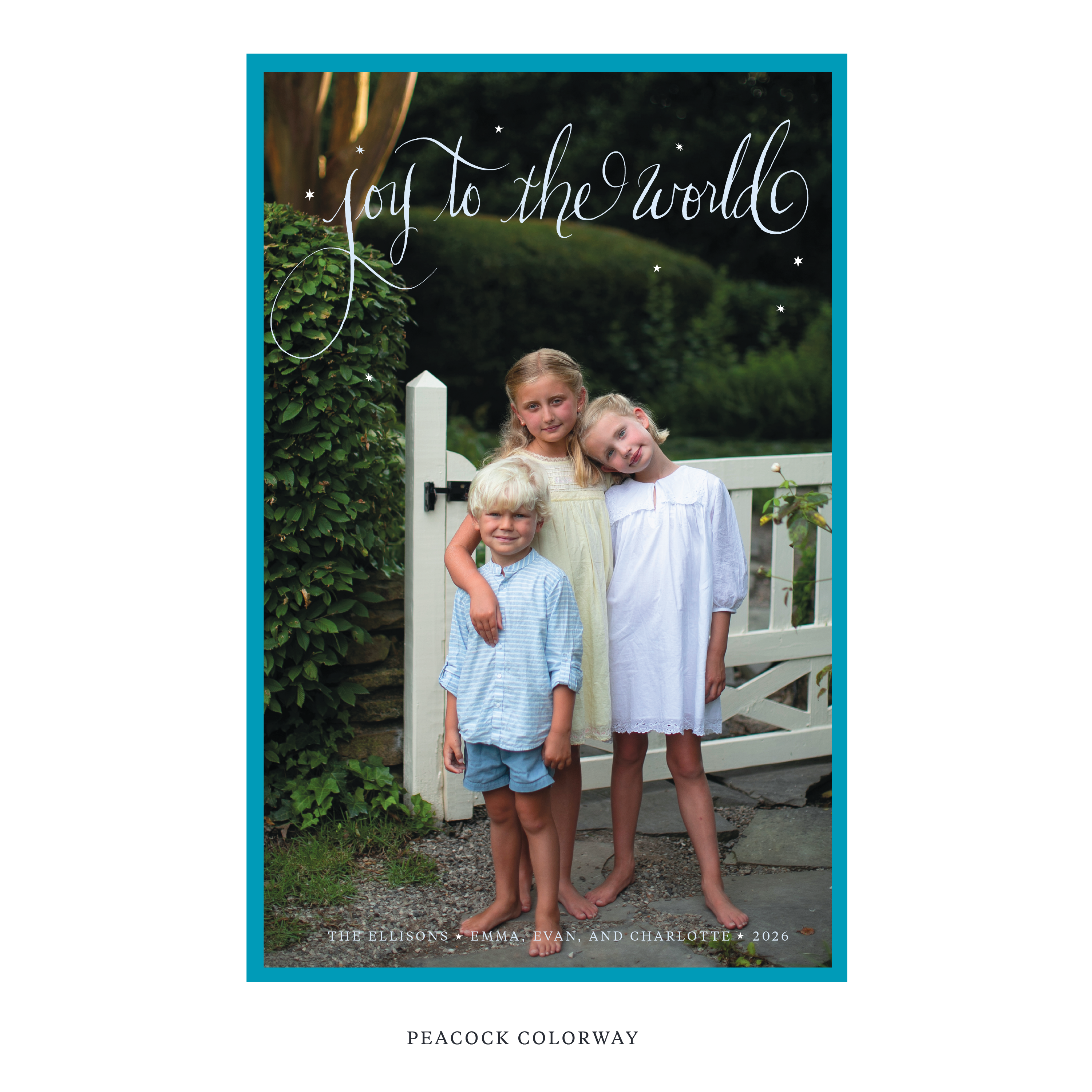 Ellison Digital Photo Holiday Card, Extra Large