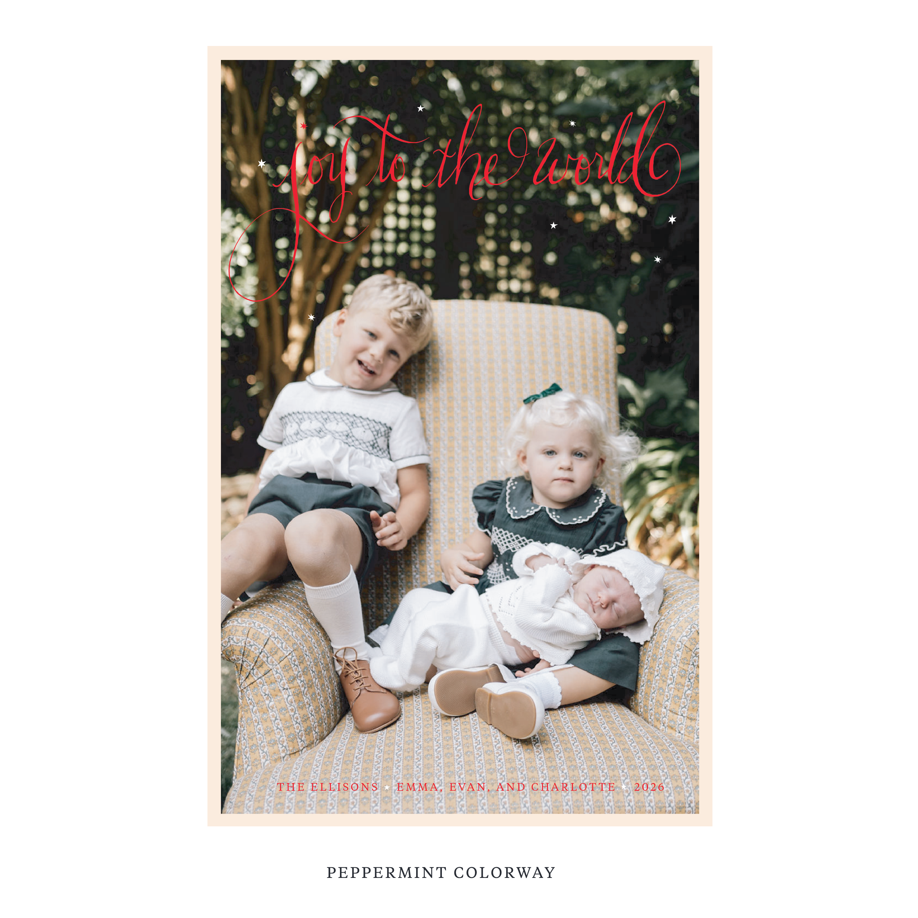 Ellison Digital Photo Holiday Card, Extra Large