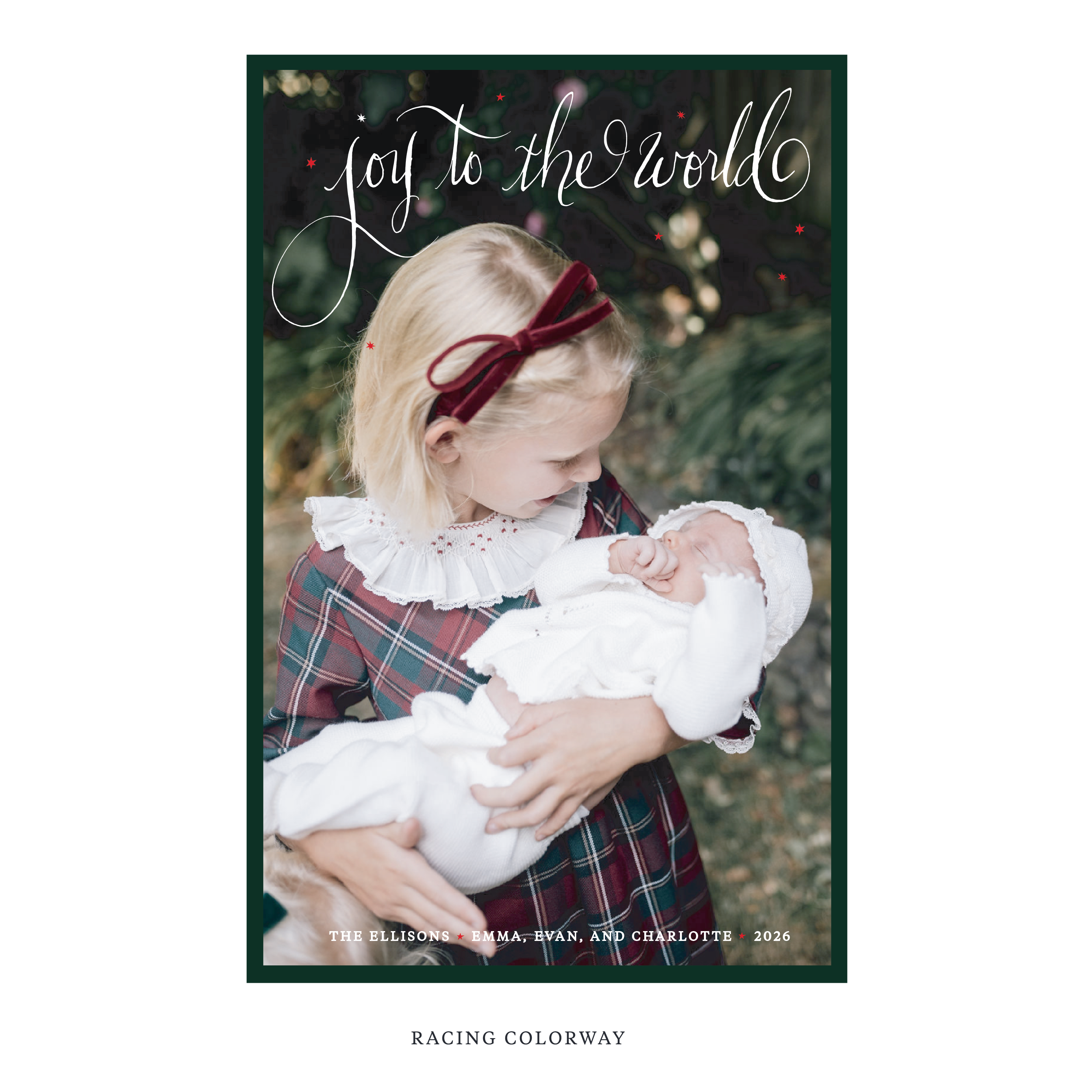 Ellison Digital Photo Holiday Card, Extra Large