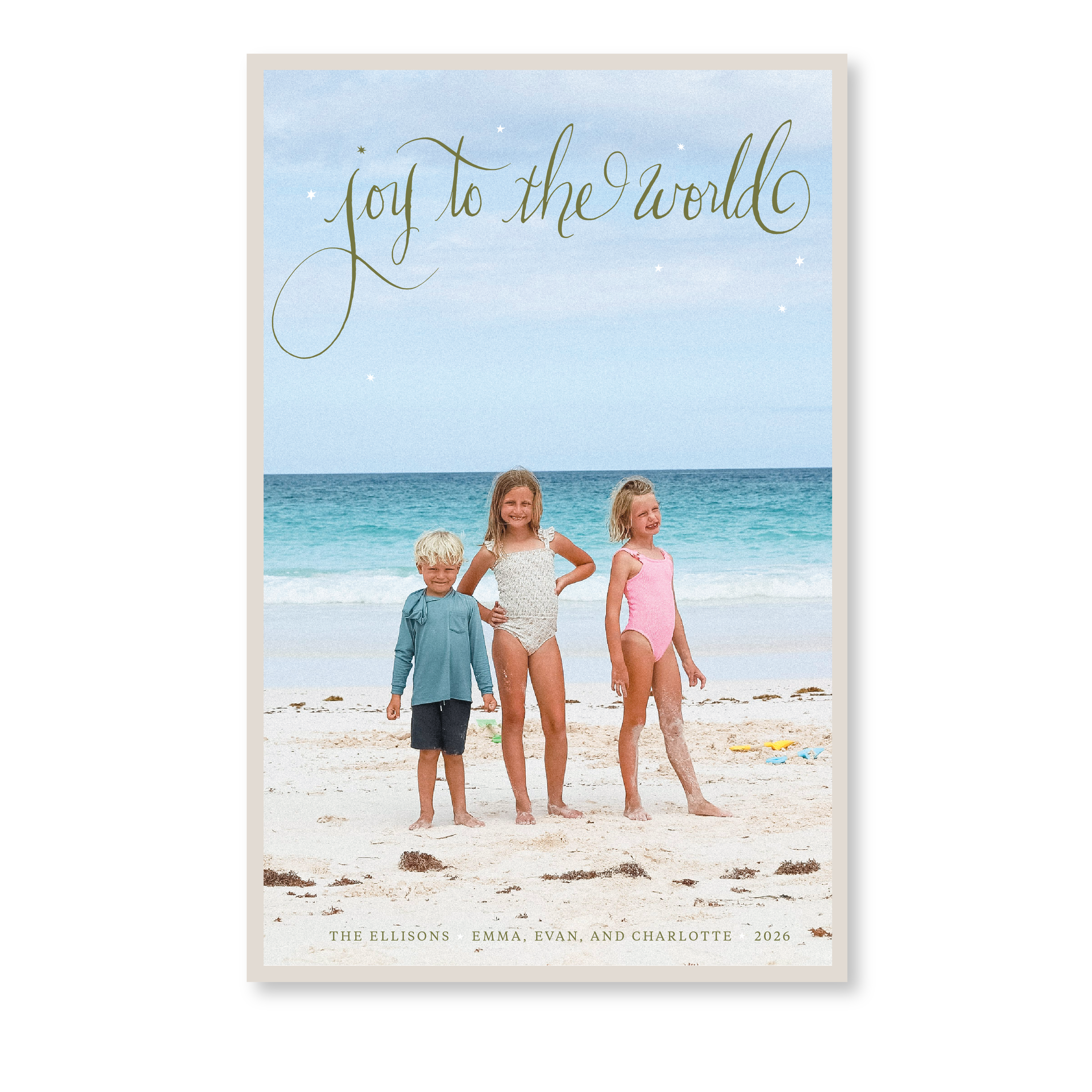 Ellison Digital Photo Holiday Card, Extra Large