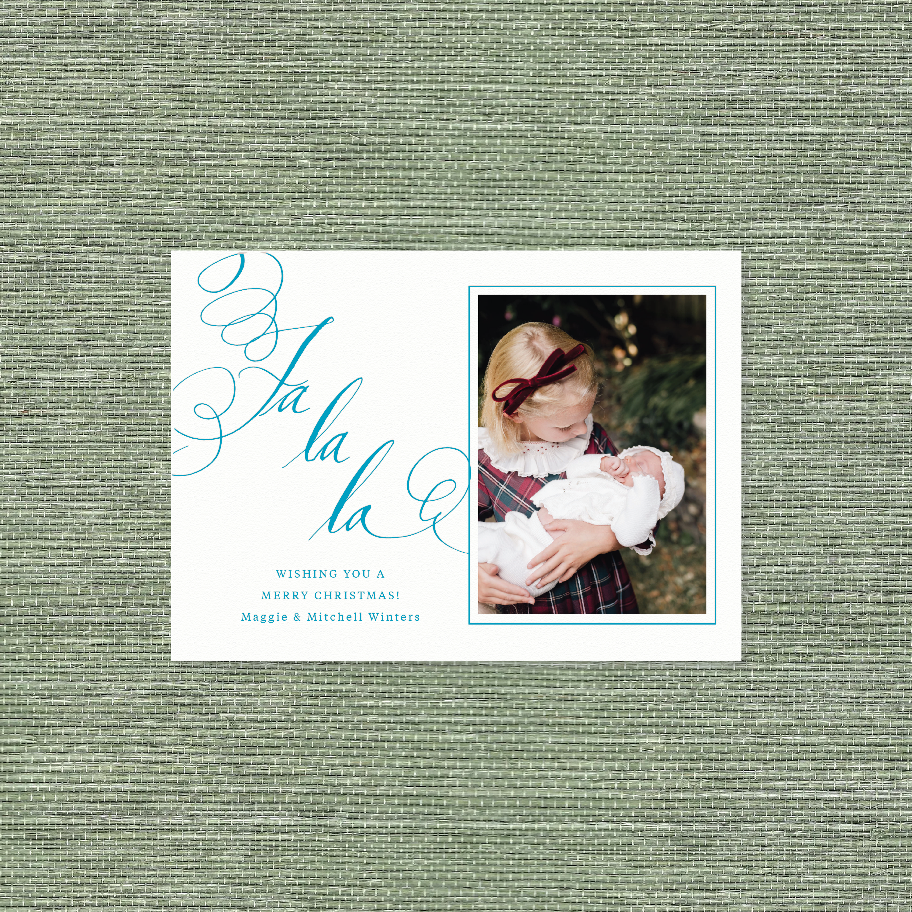 Farnley Letterpress Holiday Card, Medium (White Paper)