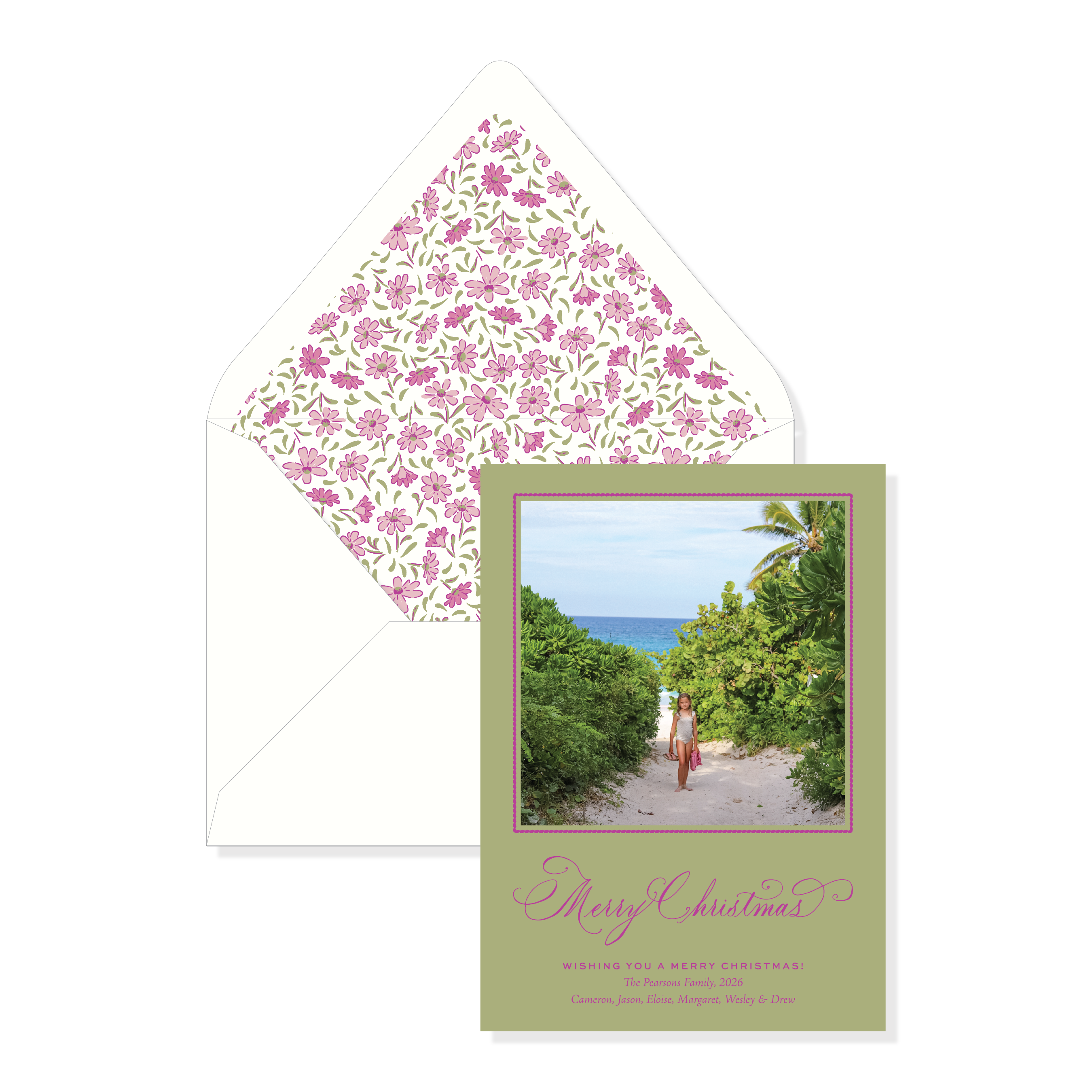 Fernleigh Garden Classic Printed Holiday Card