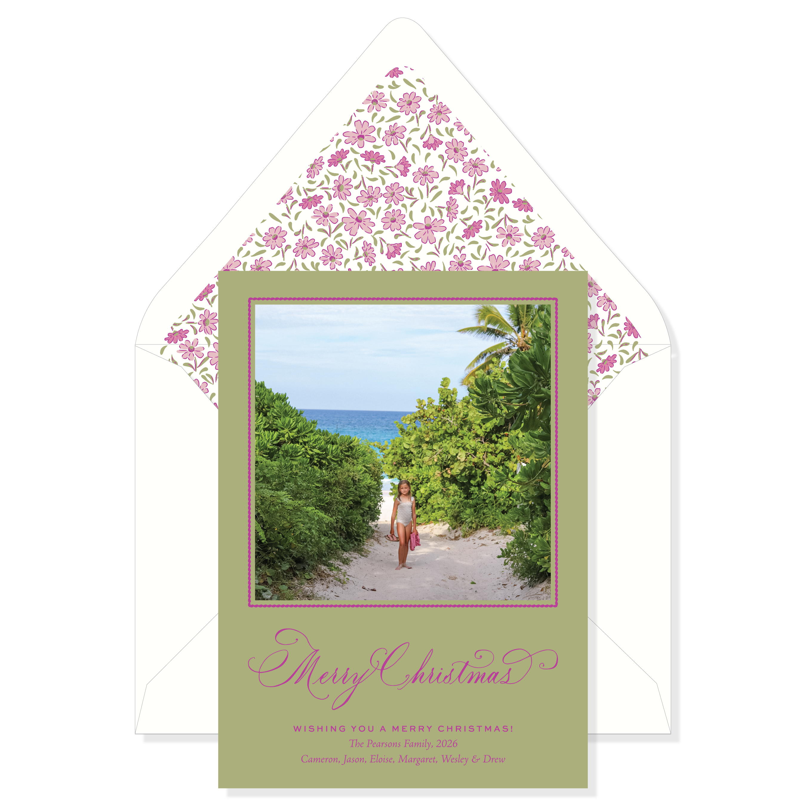 Fernleigh Garden Classic Printed Holiday Card