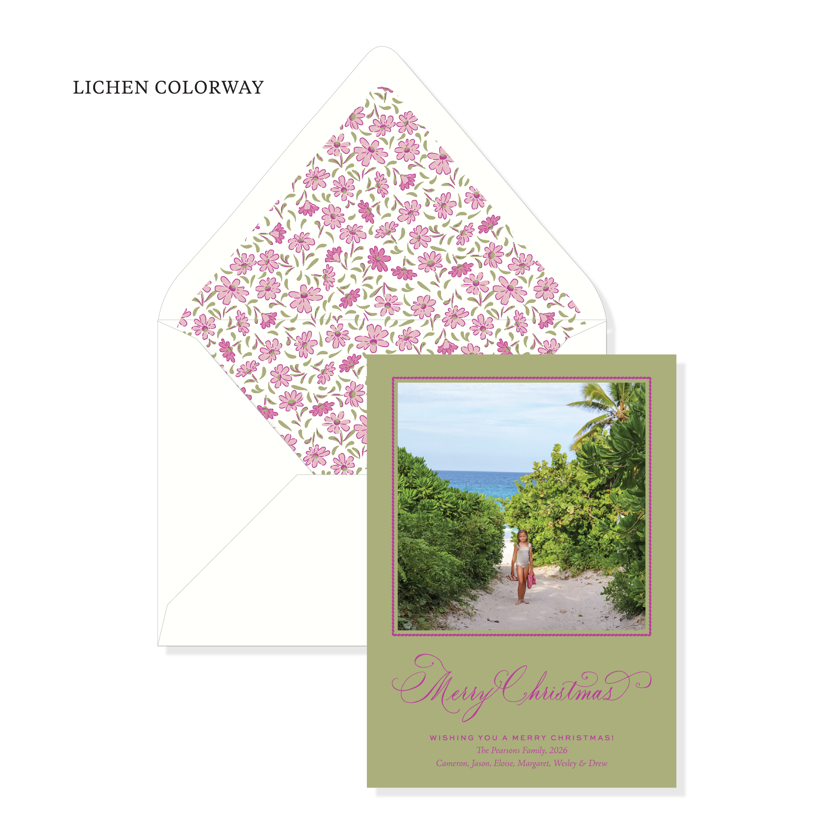 Fernleigh Garden Classic Printed Holiday Card