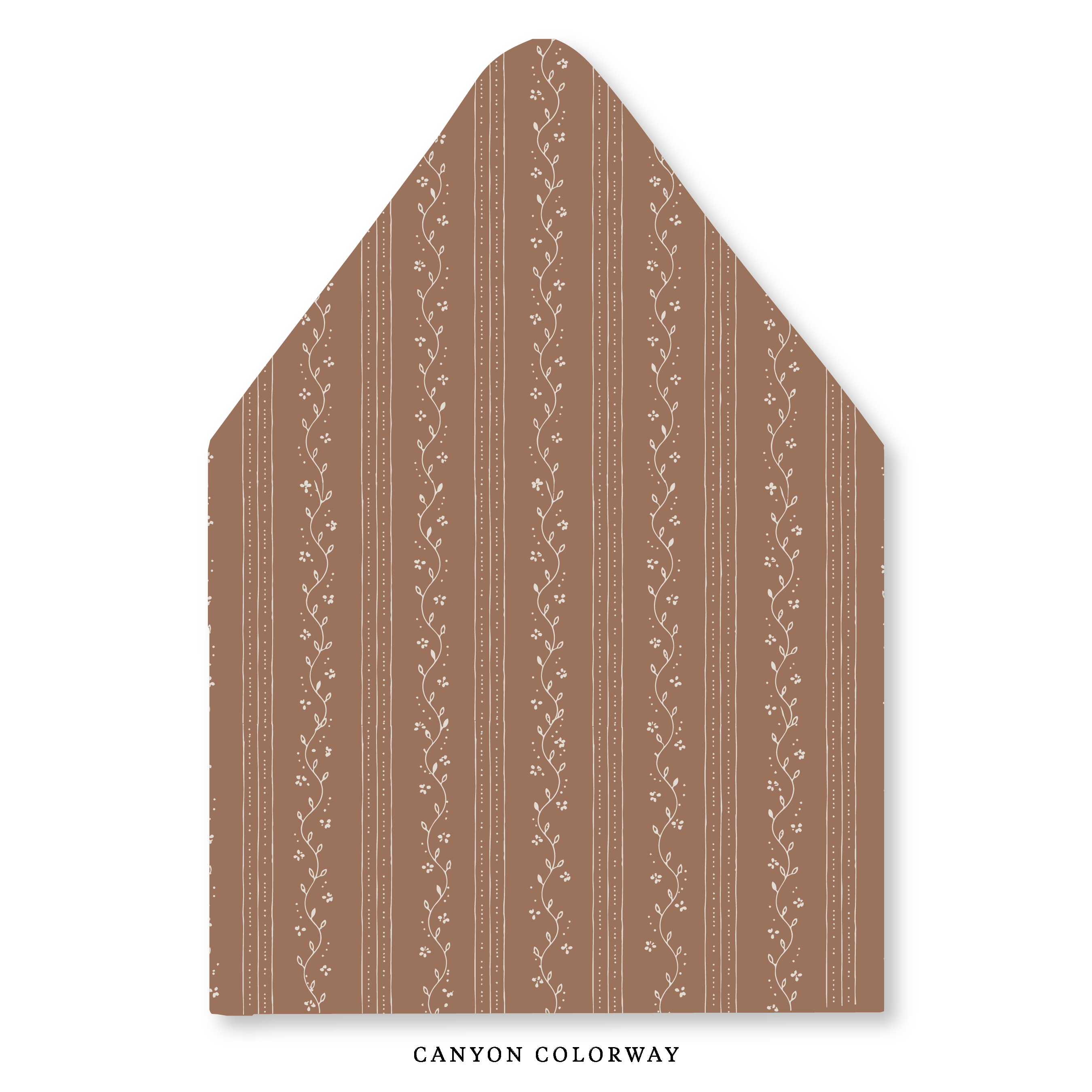 Garden Stripe Envelope Liner