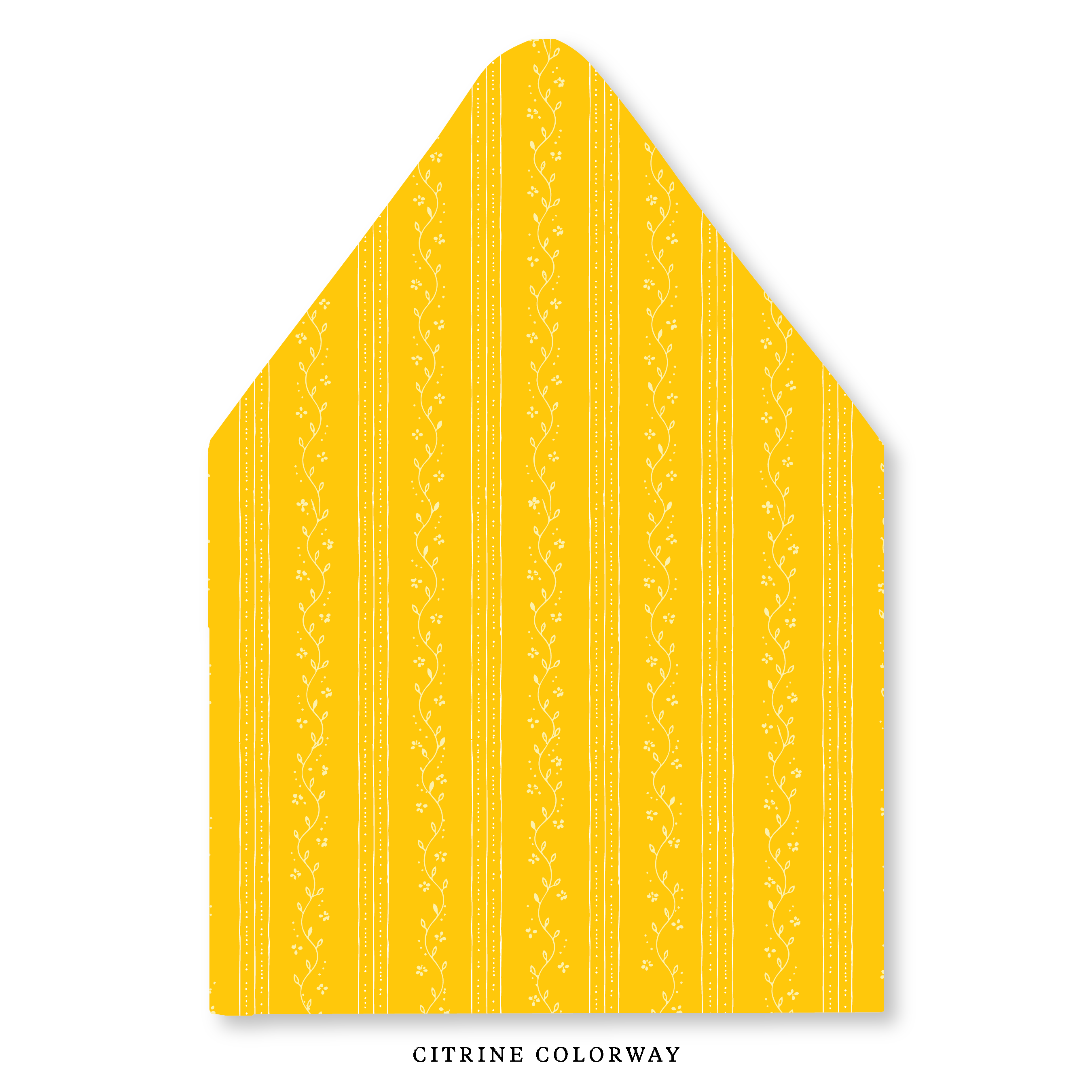 Garden Stripe Envelope Liner
