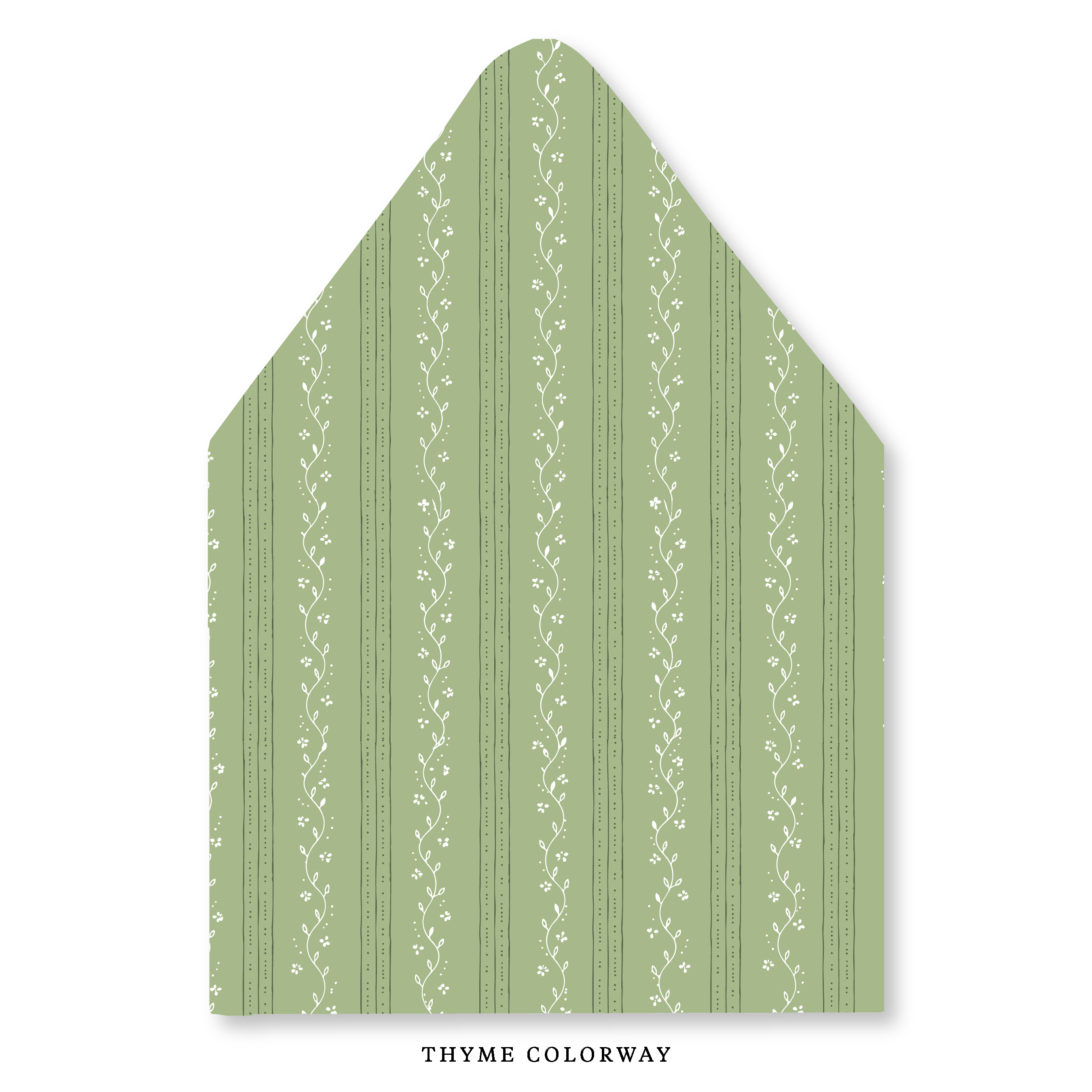 Garden Stripe Envelope Liner
