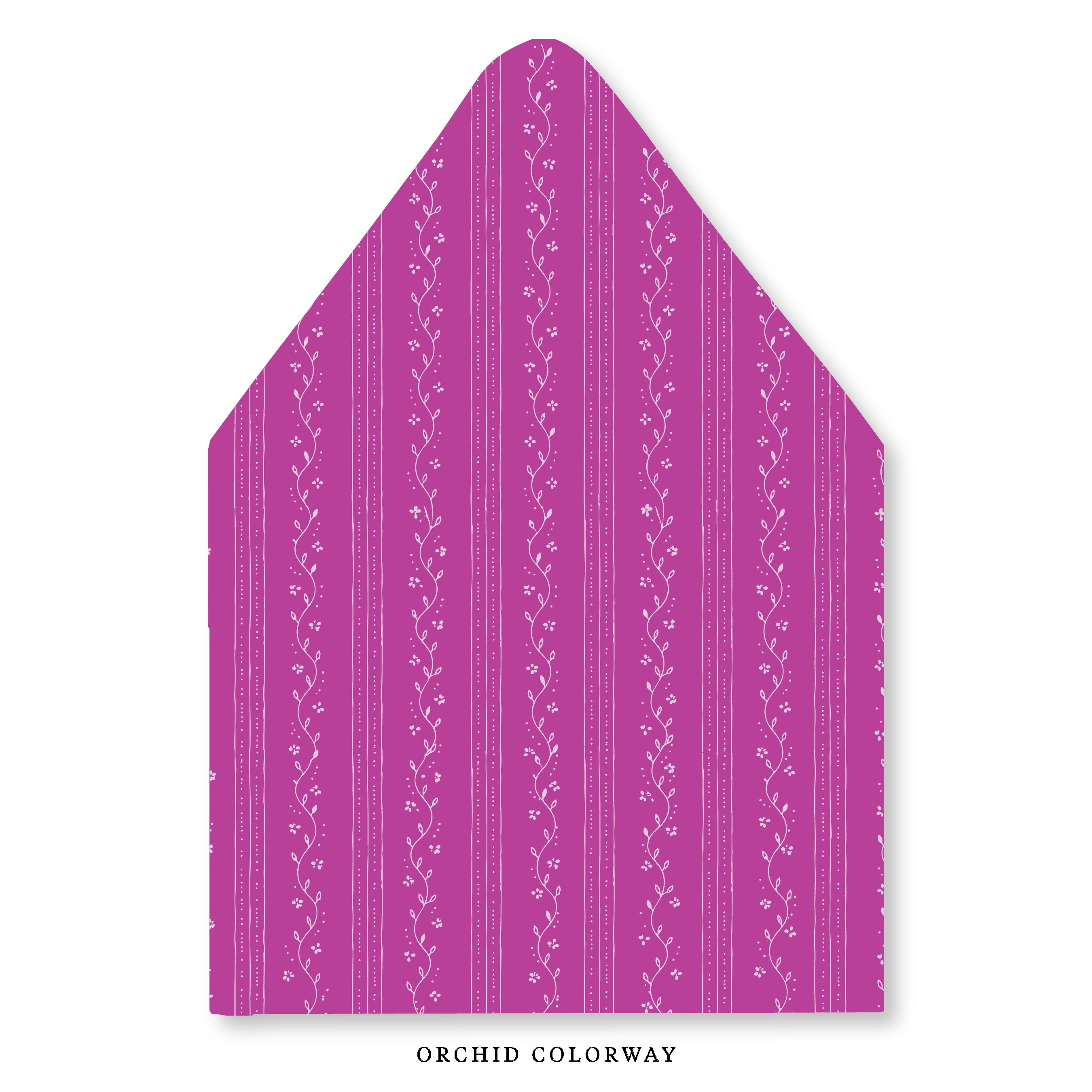 Garden Stripe Envelope Liner