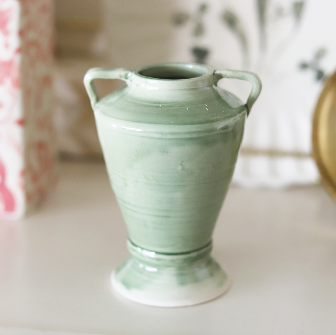 Green Trophy Bud Vase, 5"