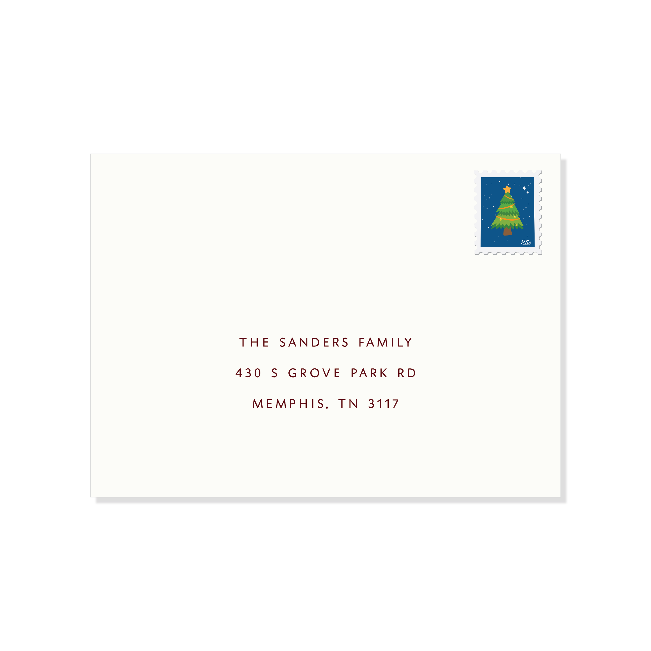 Recipient Addressed Envelopes