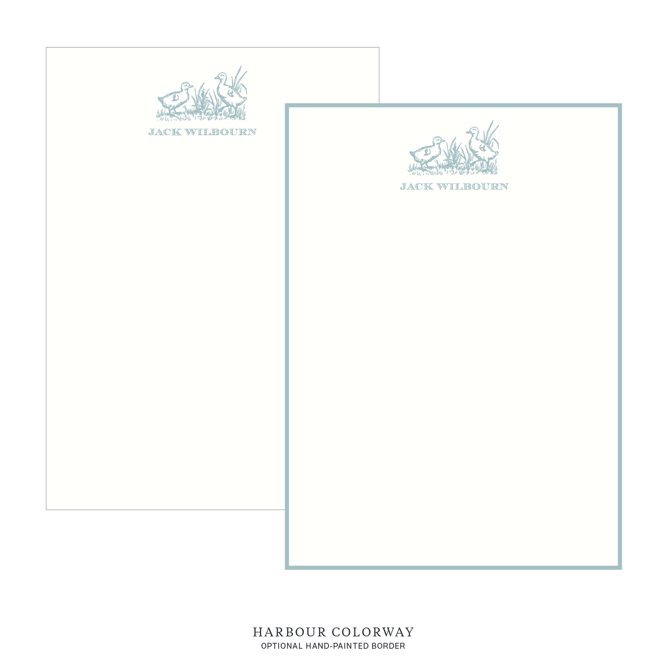 Heath Motif Notecard