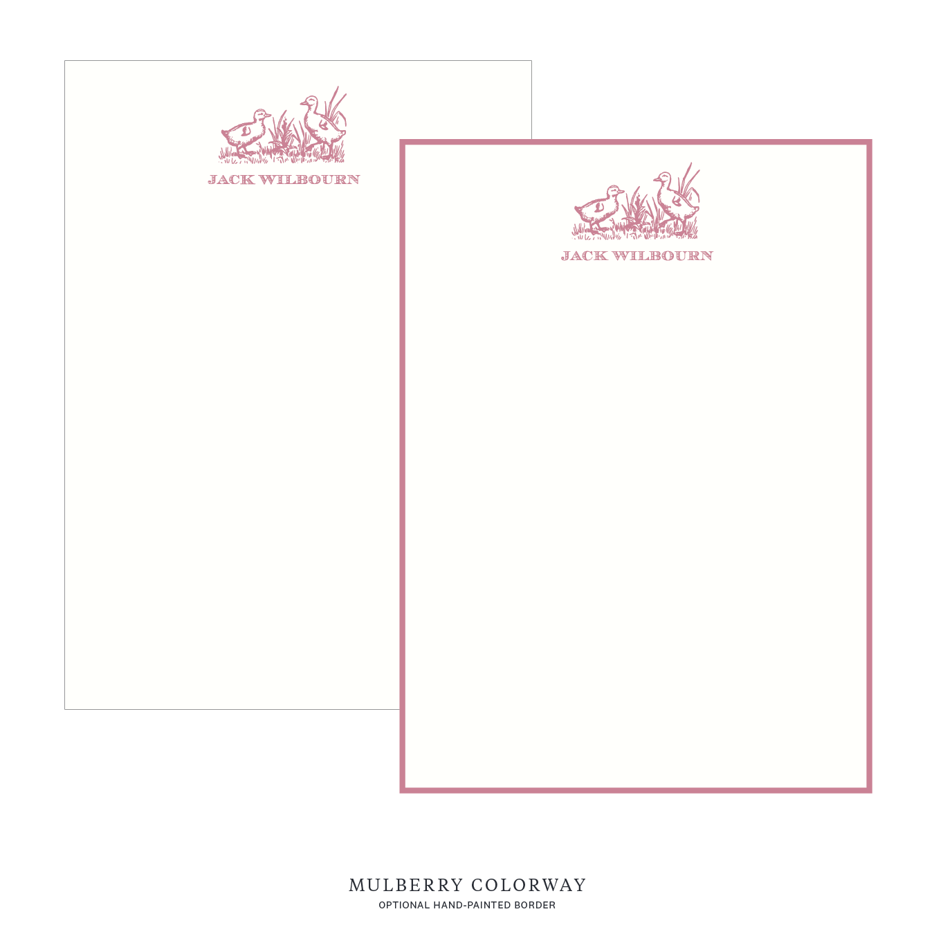 Heath Motif Notecard