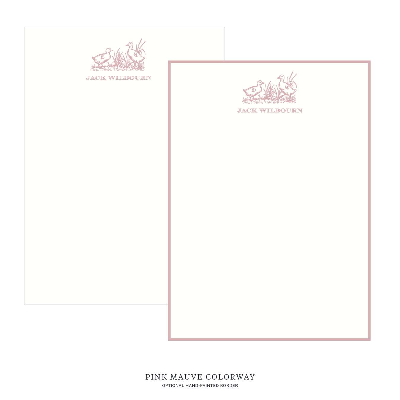 Heath Motif Notecard