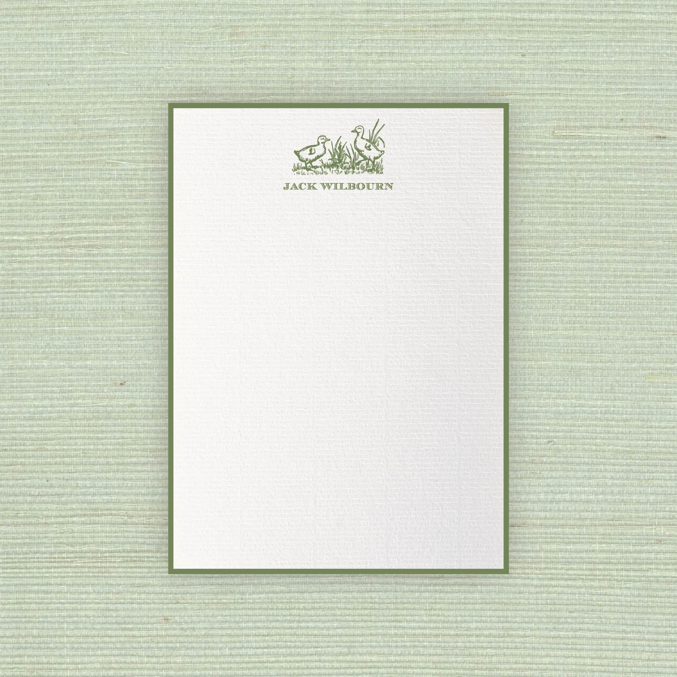 Heath Motif Notecard