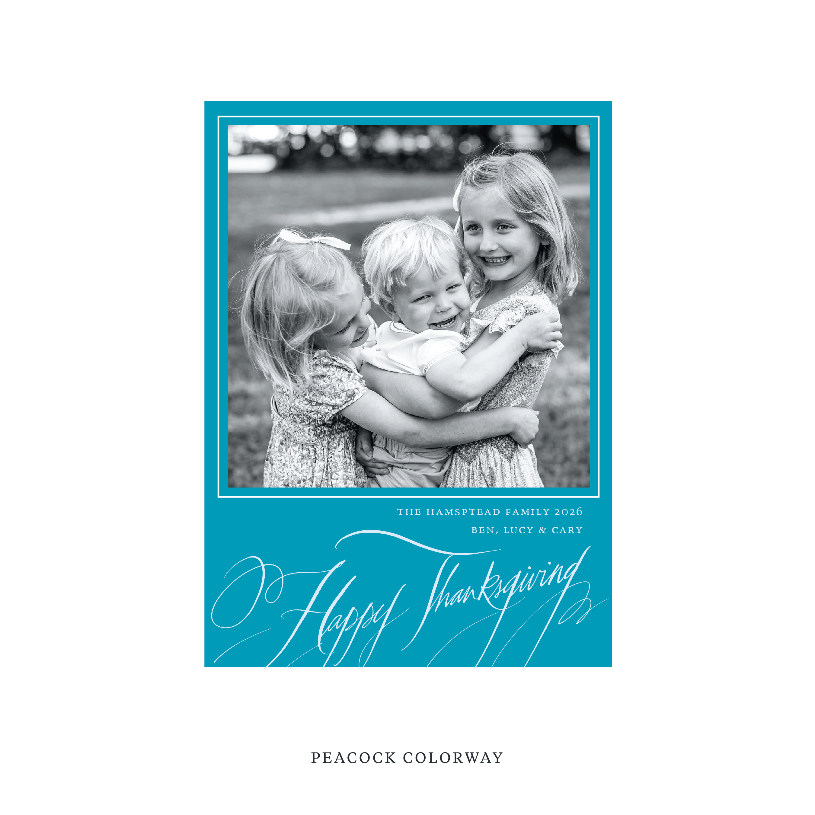 Hampton Classic Printed Holiday Card, Medium