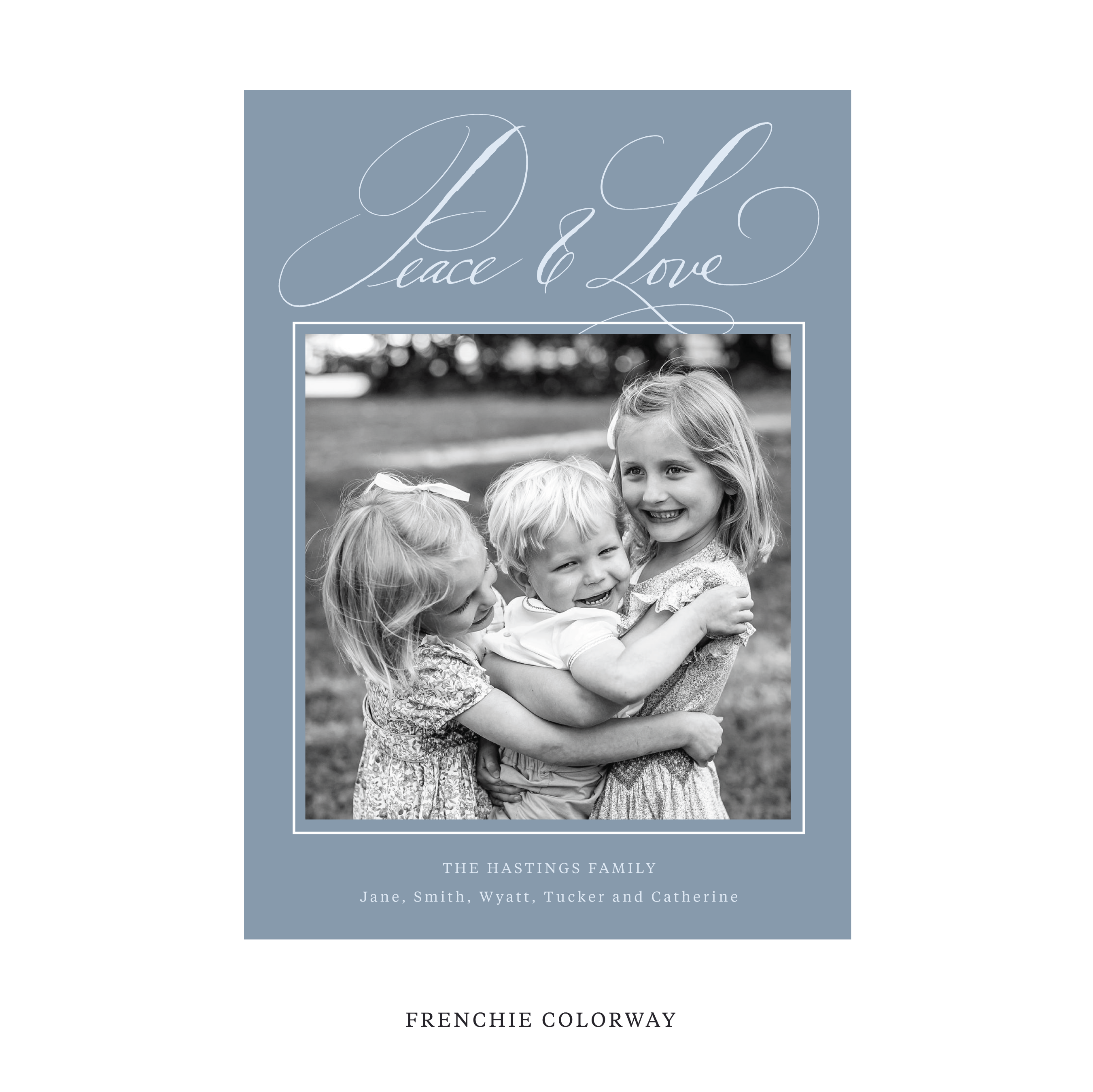 Hastings Classic Flat Print Holiday Card, Large