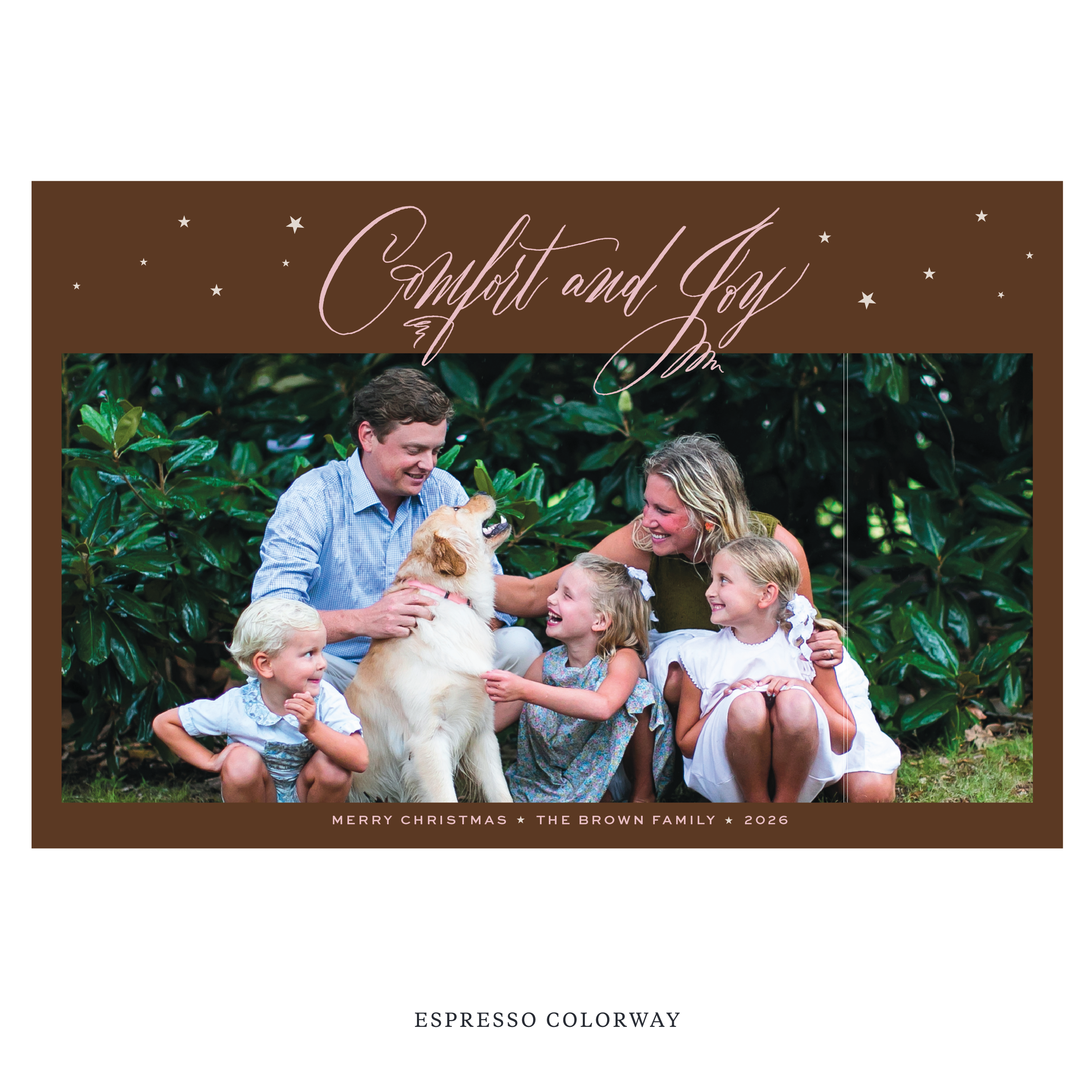 Hawthorne Digital Photo Holiday Card, Extra Large