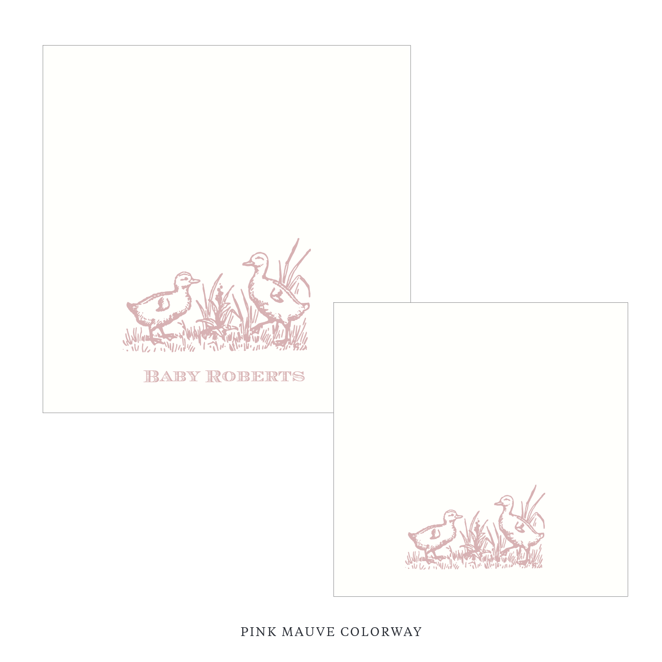 Heath Motif Cocktail Napkin
