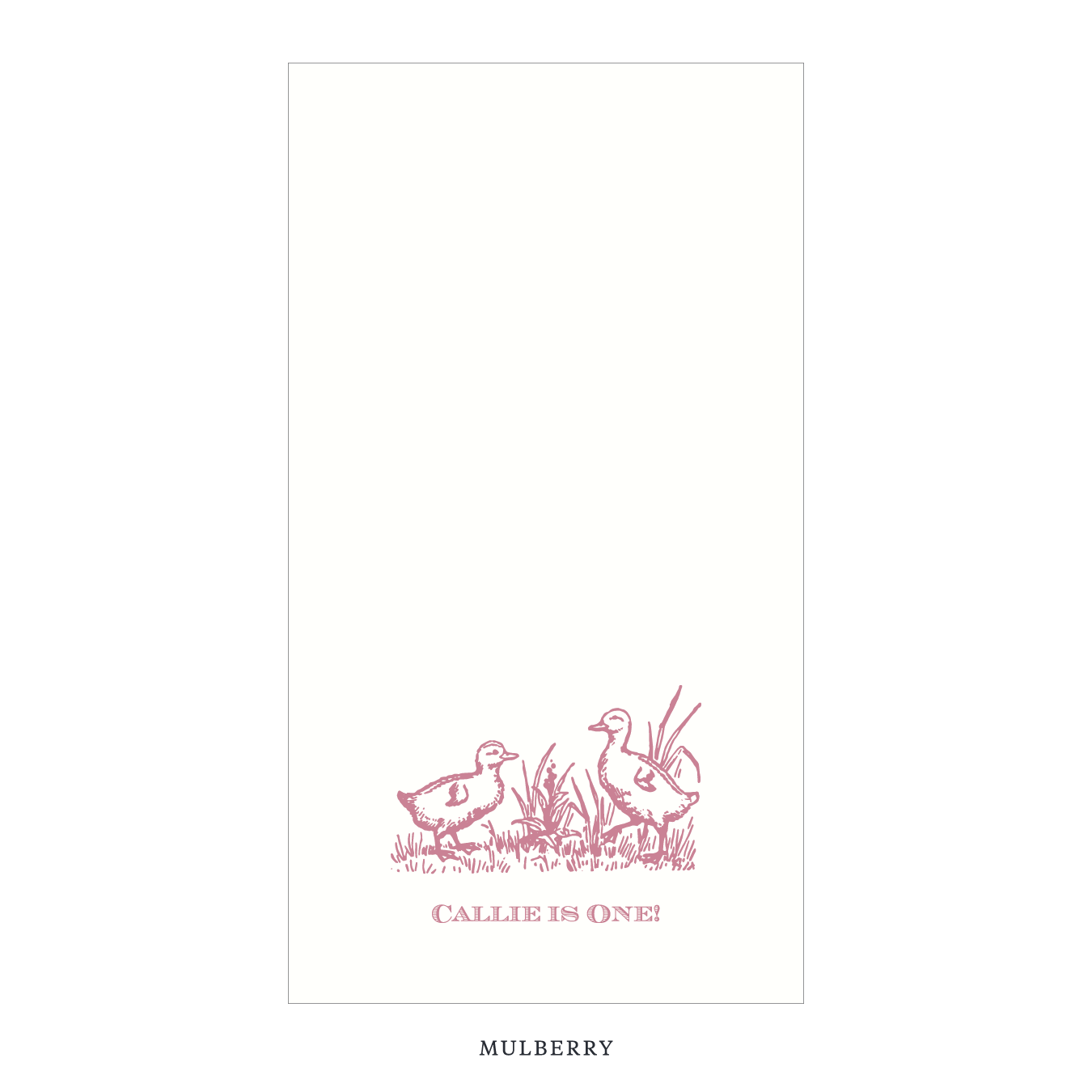 Heath Motif Dinner Napkin