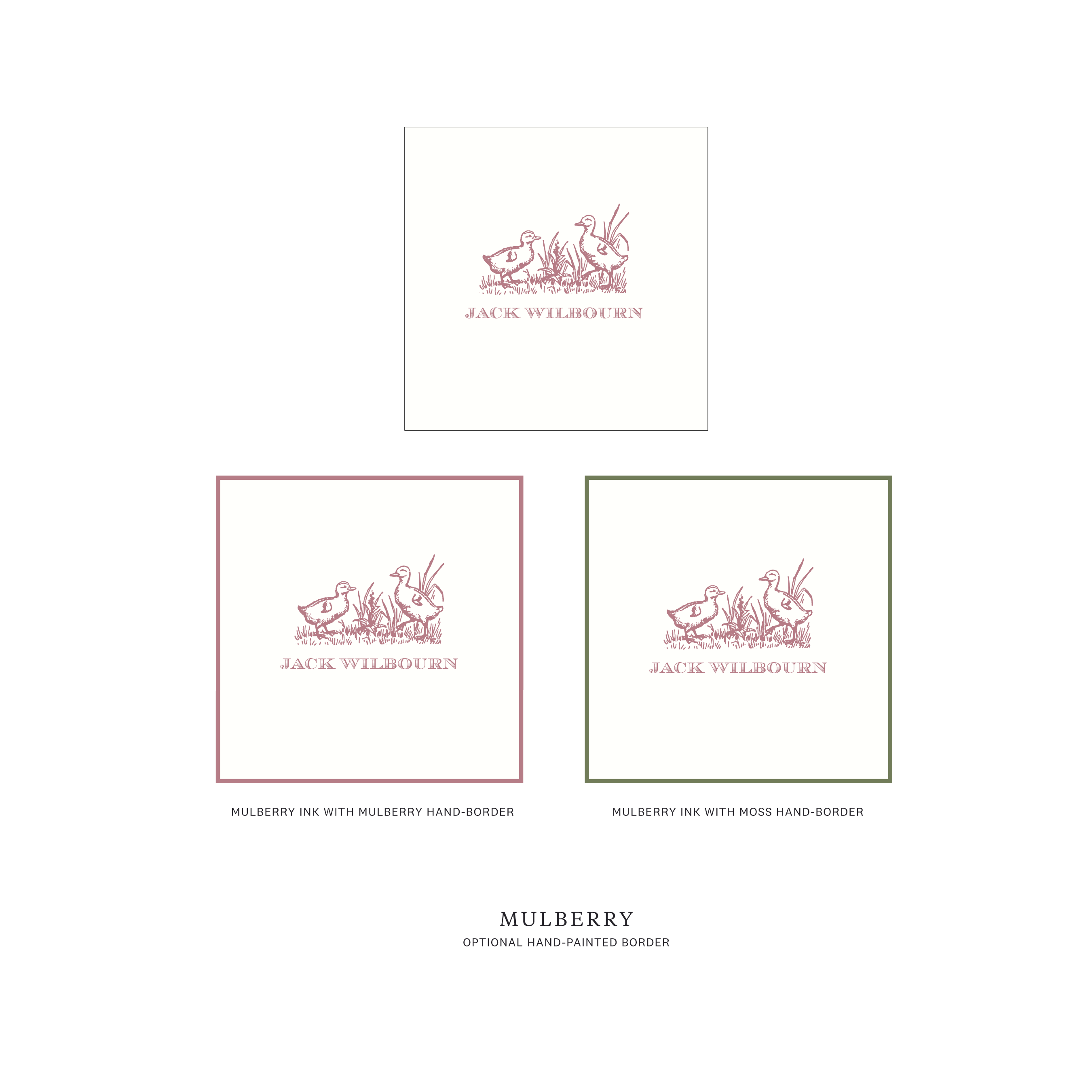 Heath Motif Gift Enclosures