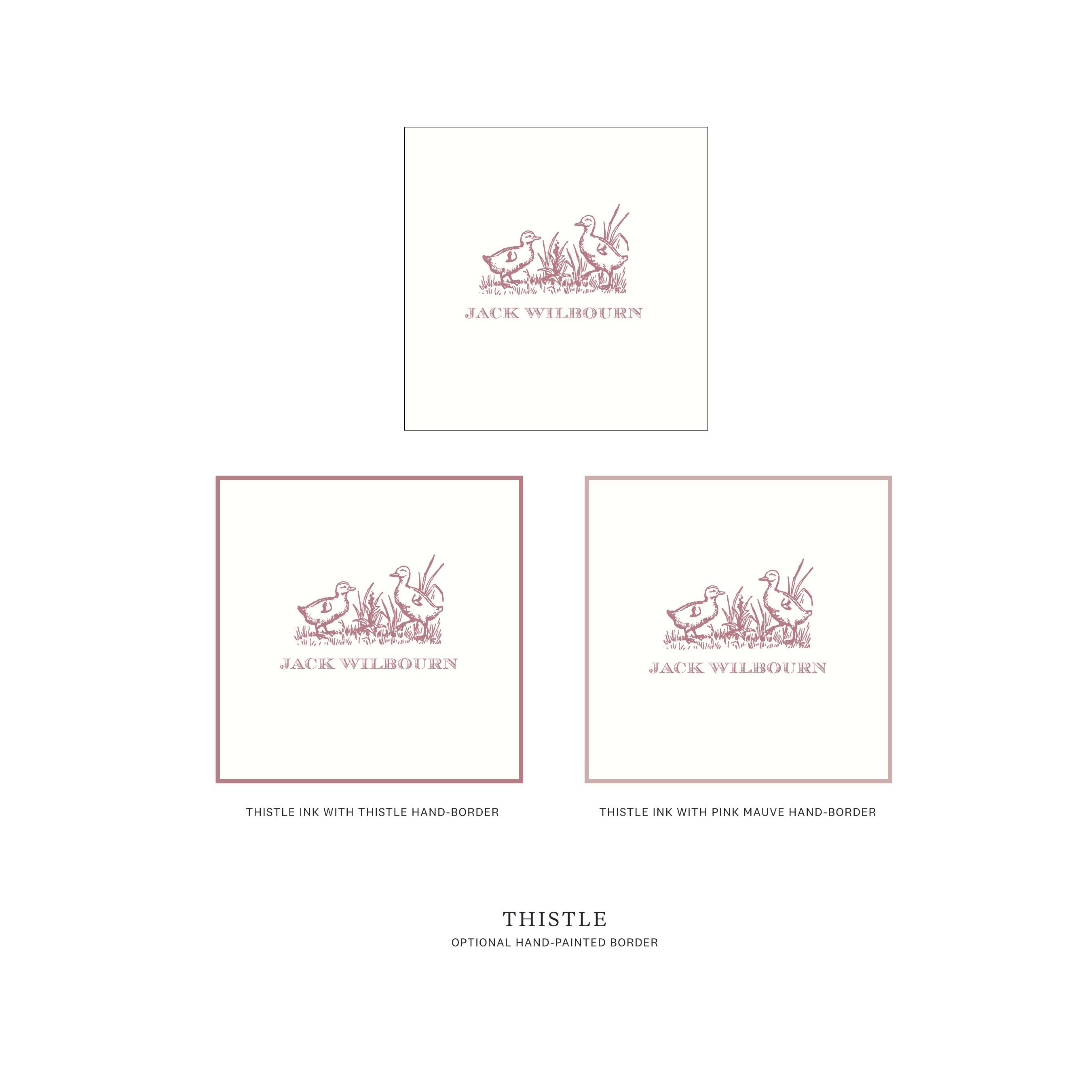 Heath Motif Gift Enclosures