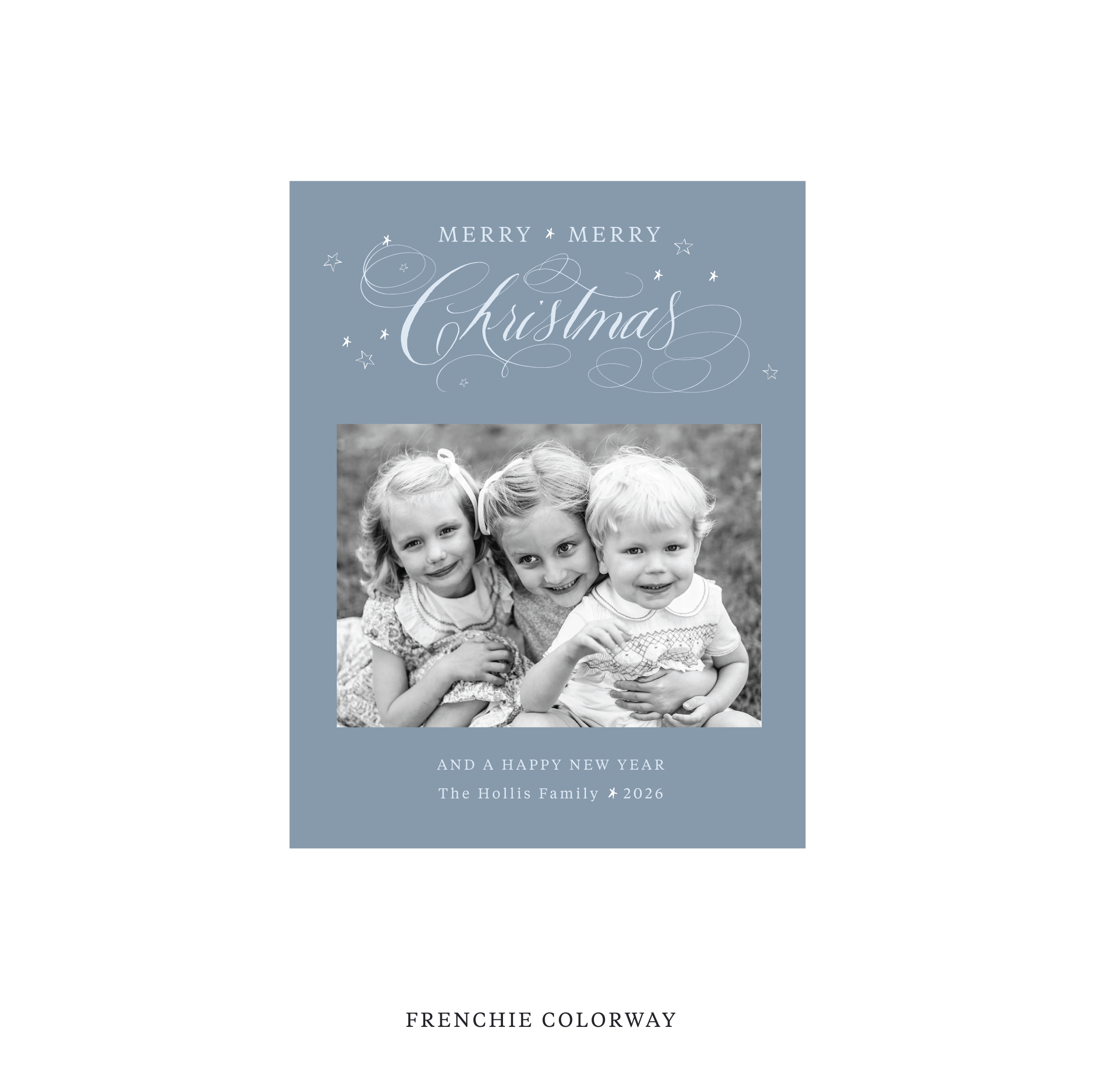 Stanbury Classic Flat Print Holiday Card, Small