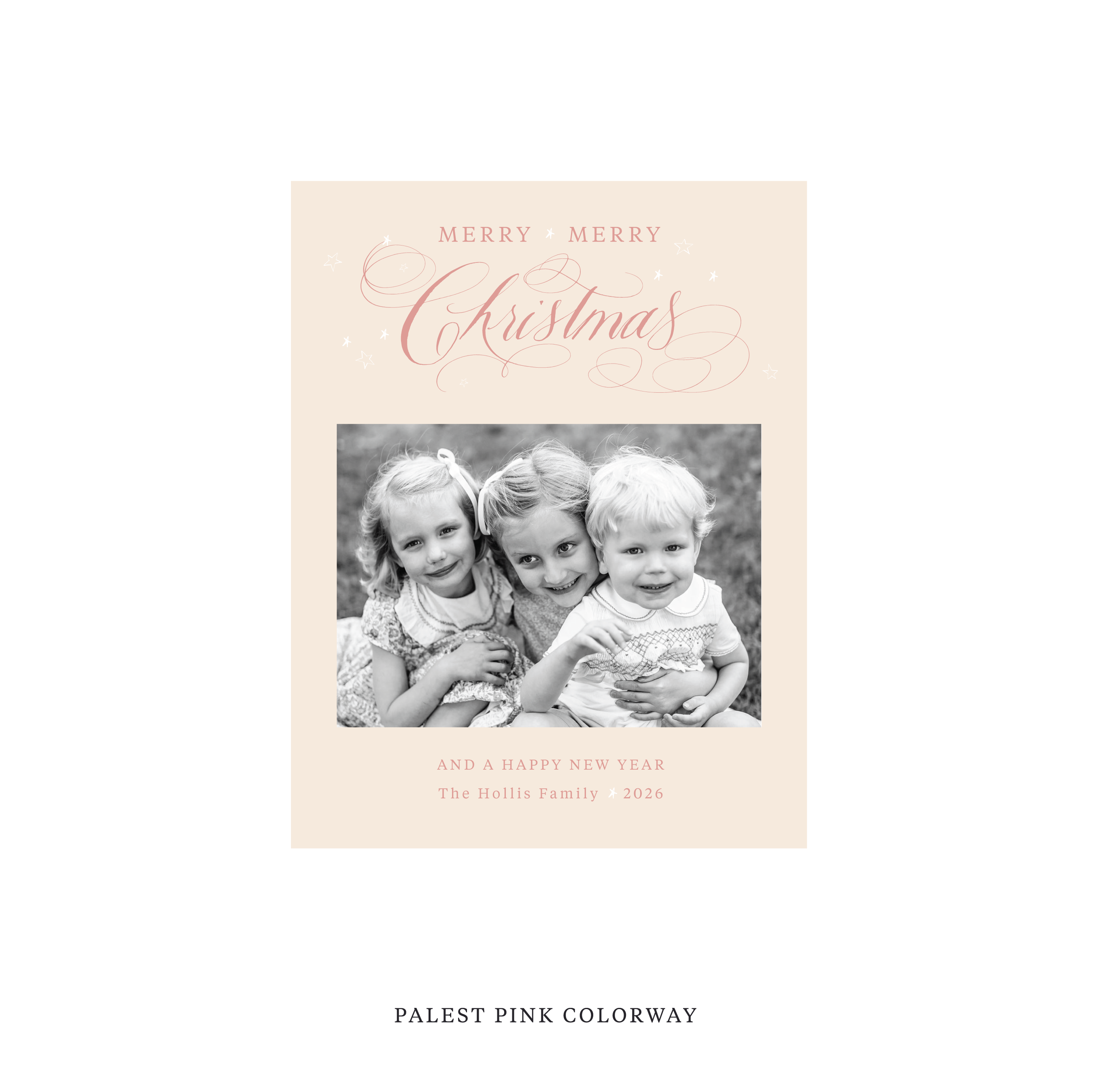Stanbury Classic Flat Print Holiday Card, Small