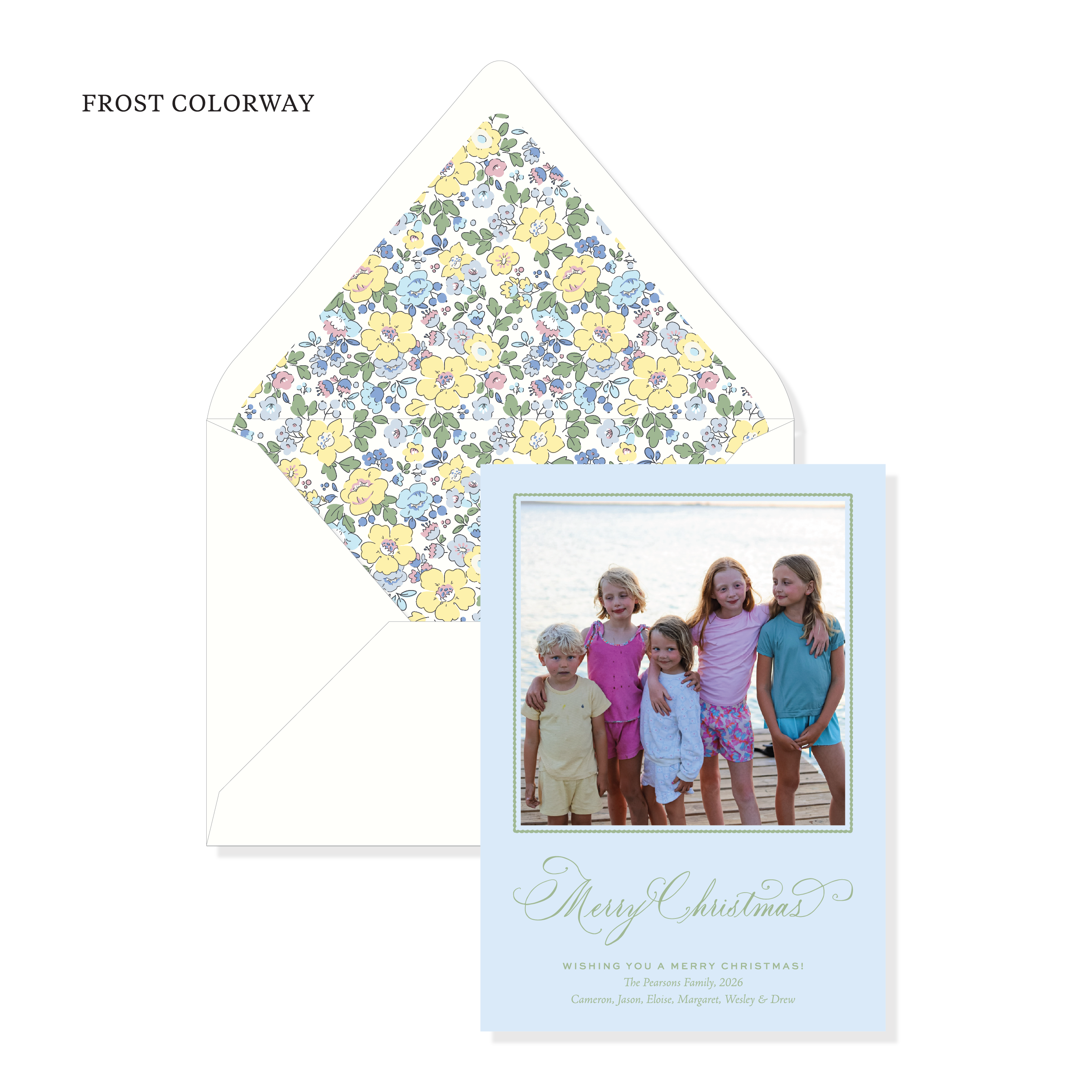 Honeyfield Garden Classic Printed Holiday Card