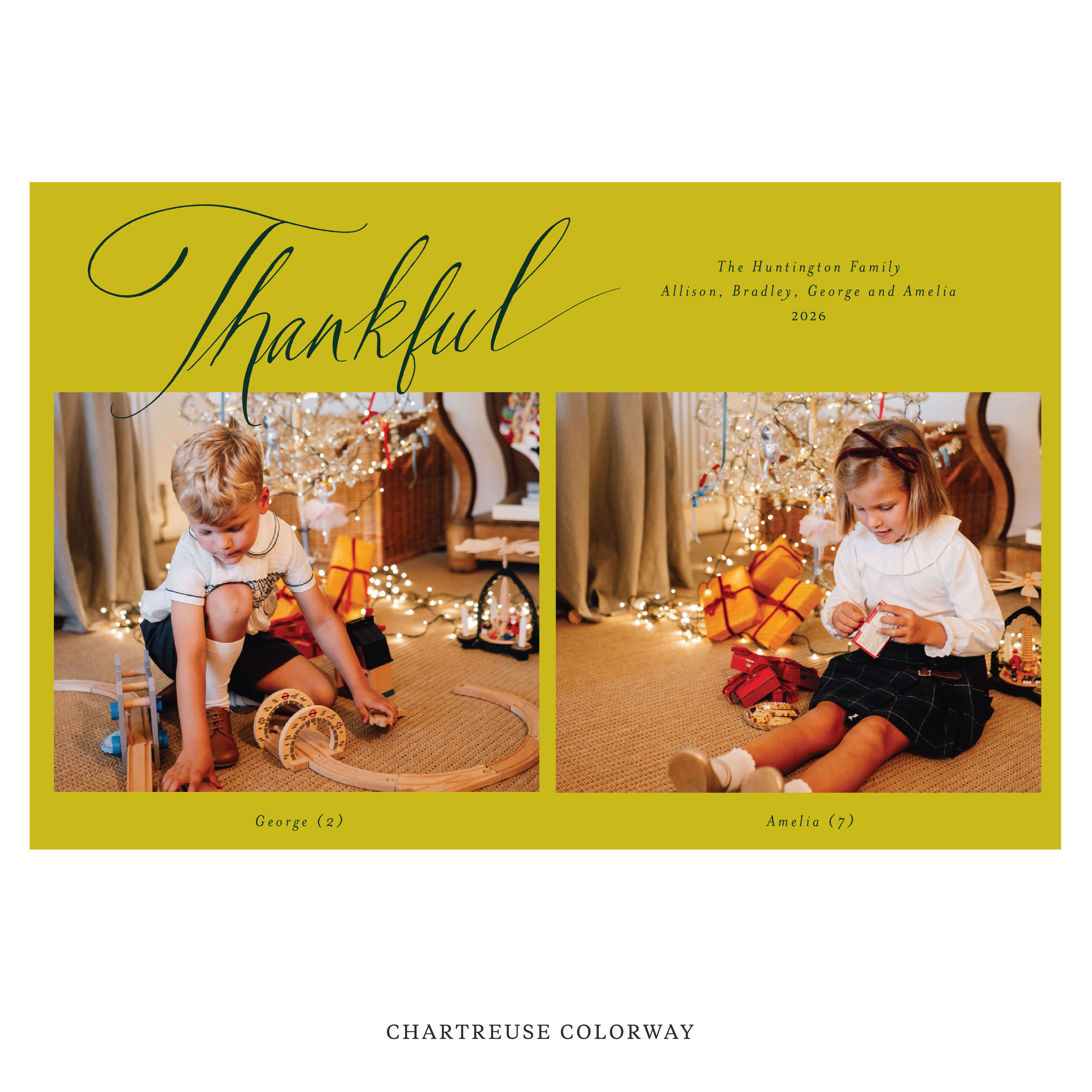 Huntington Digital Photo Holiday Card, Extra Large