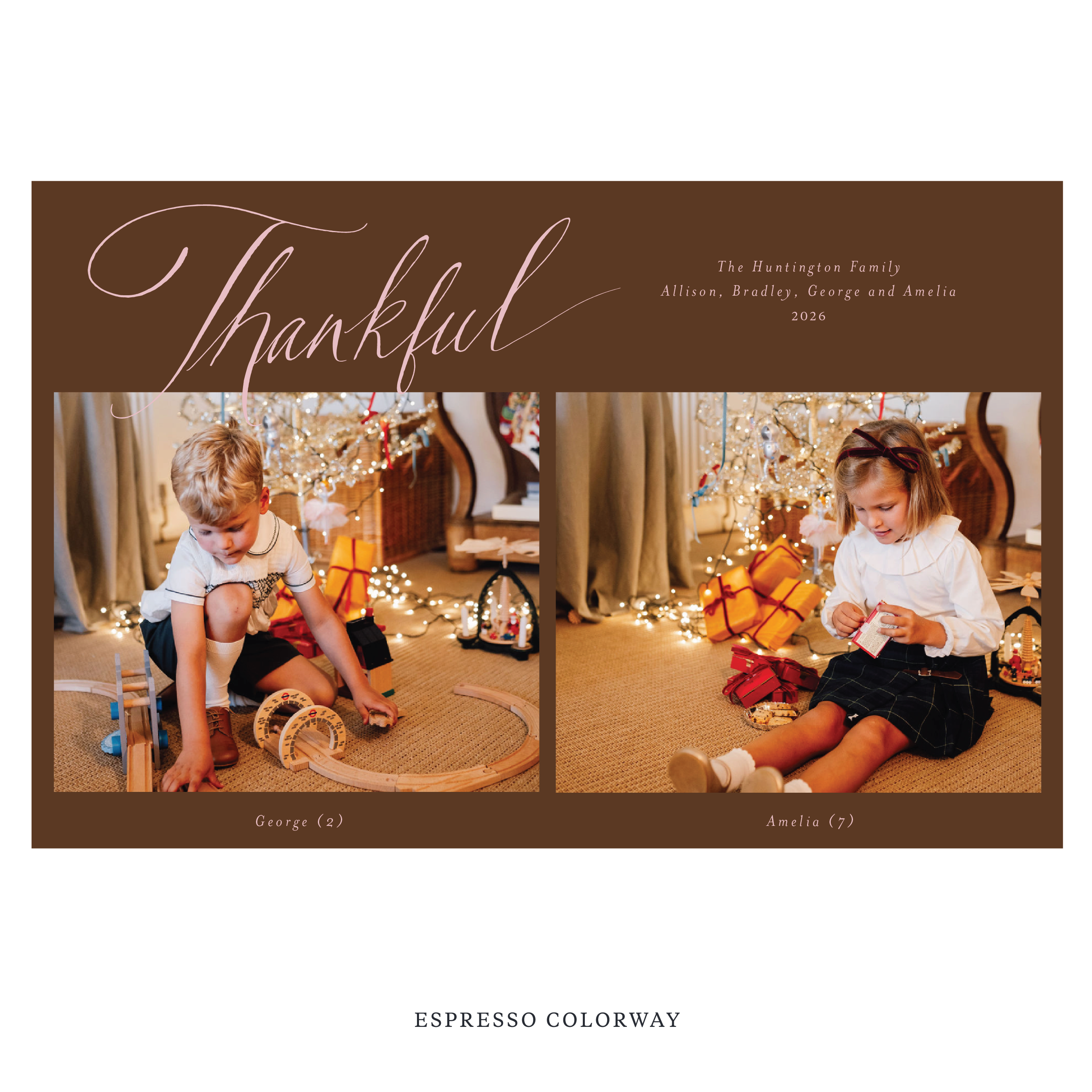 Huntington Digital Photo Holiday Card, Extra Large