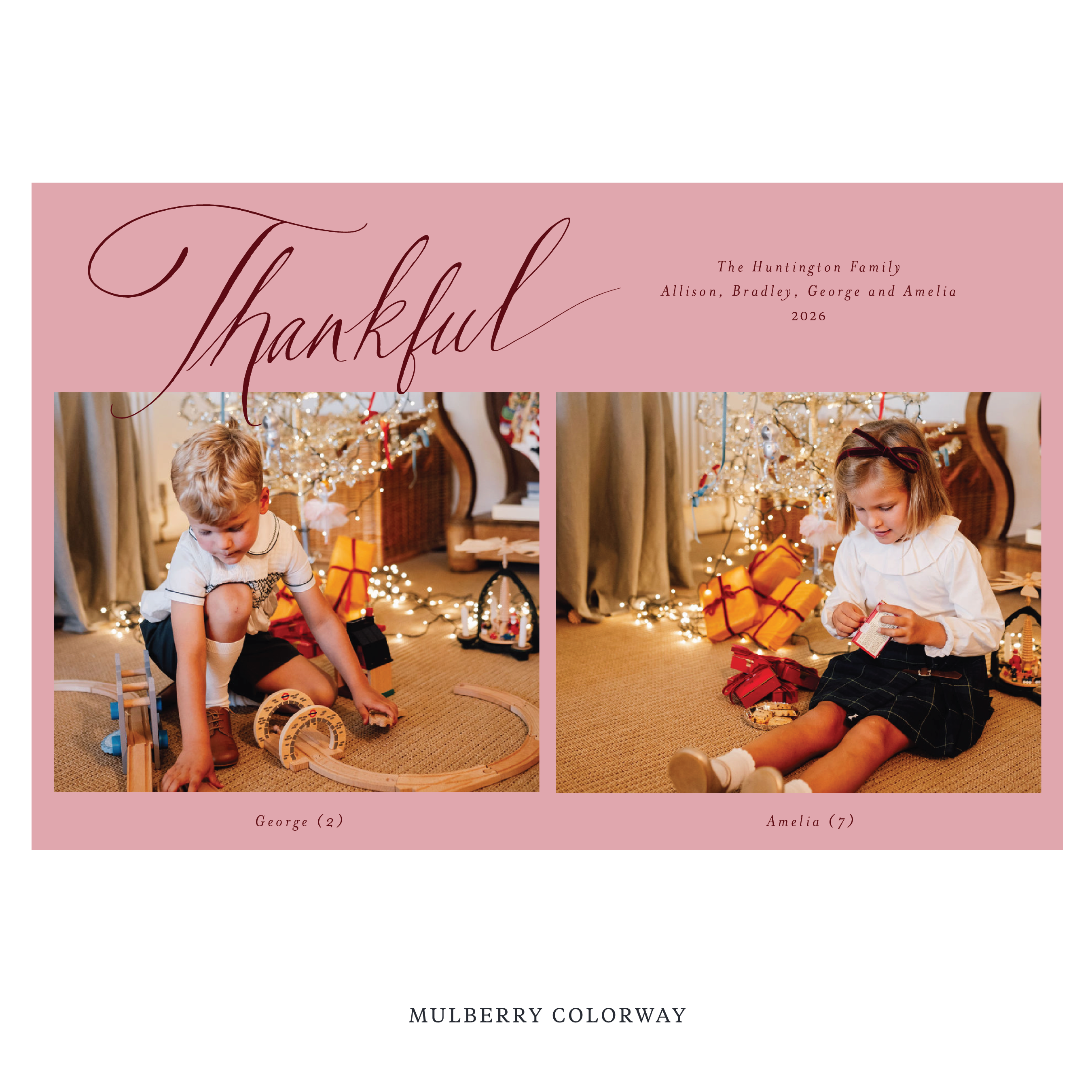 Huntington Digital Photo Holiday Card, Extra Large