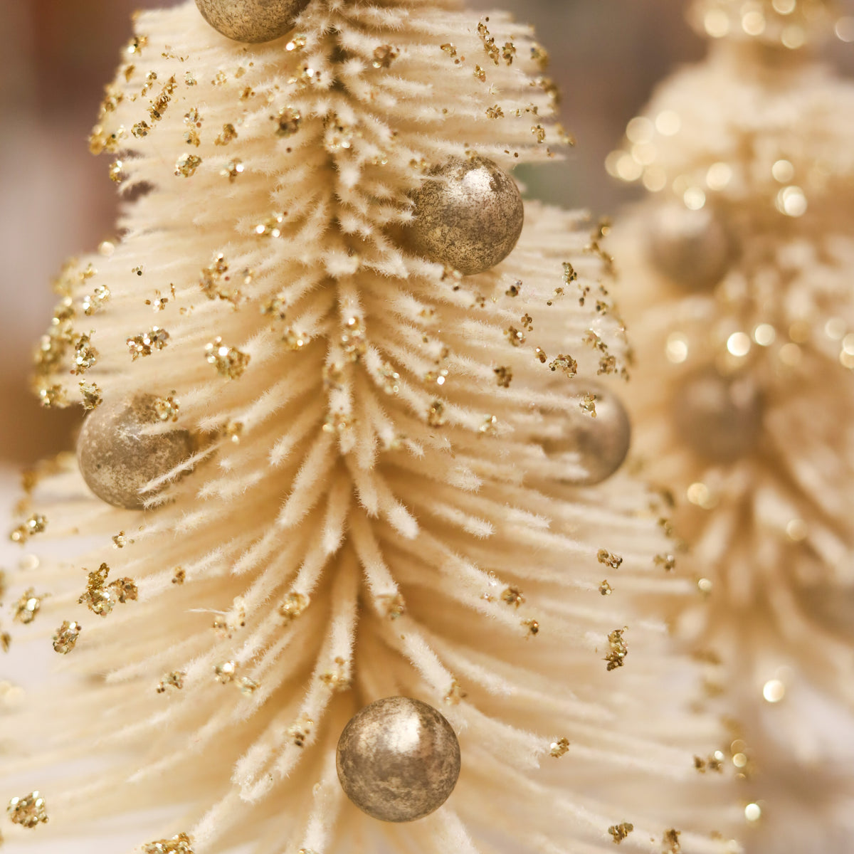Ivory Snow Bottle Brush Christmas Trees