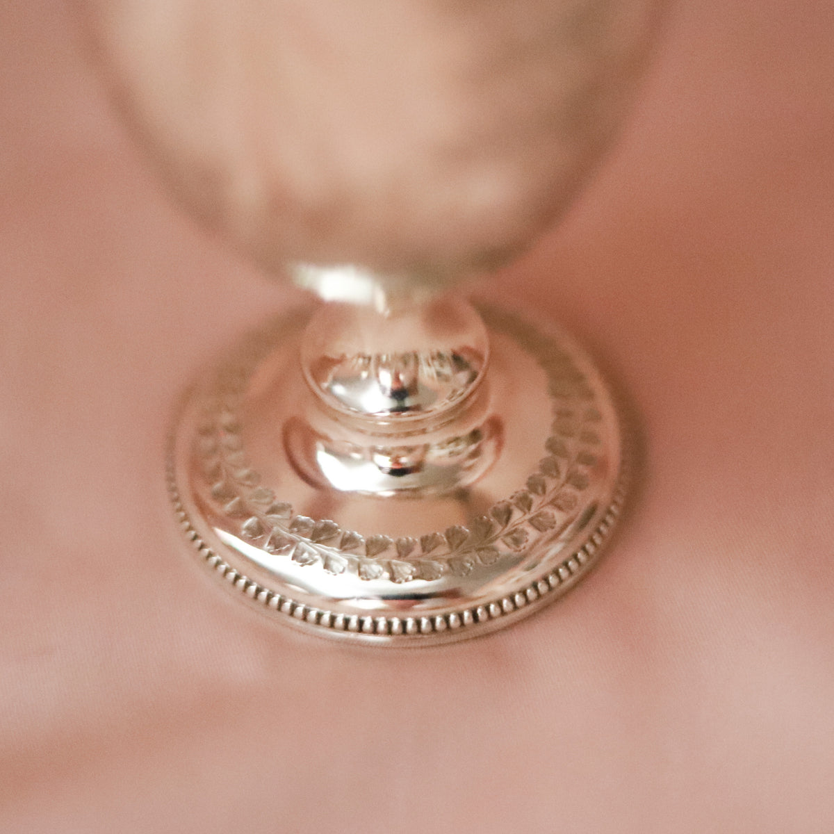 Antique Victorian Sterling Silver Goblet, London 1875