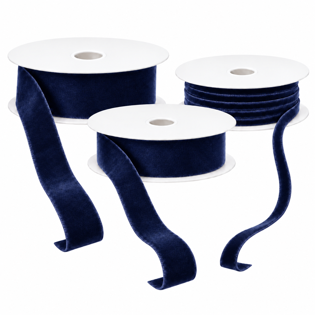 Indigo Velvet Ribbon