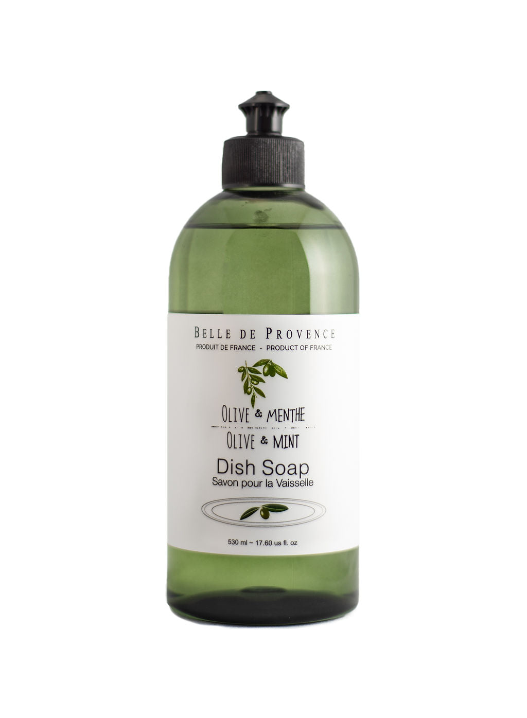 Olive and Mint Liquid Dish Soap, 530 ml