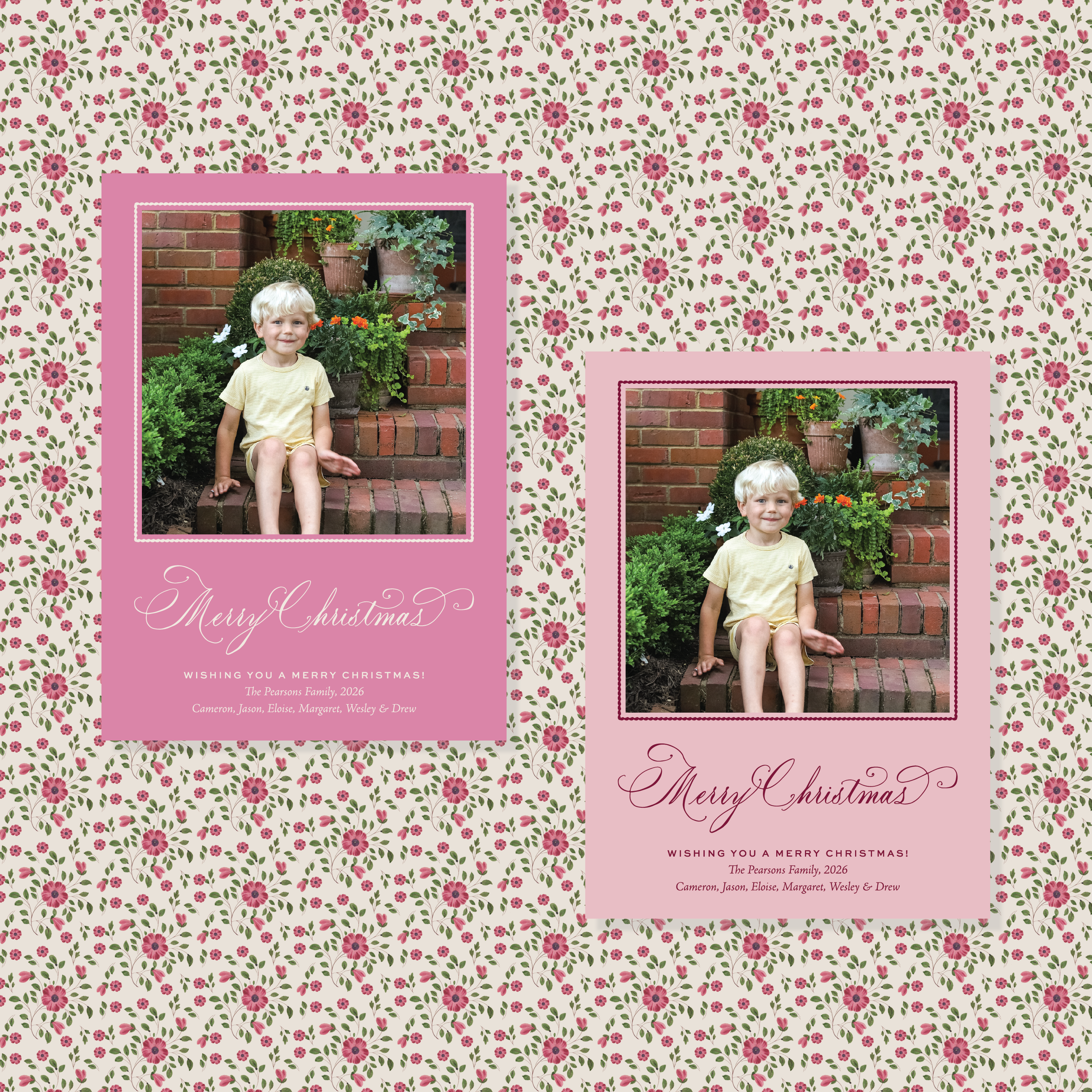 Kitsgate Garden Classic Printed Holiday Card
