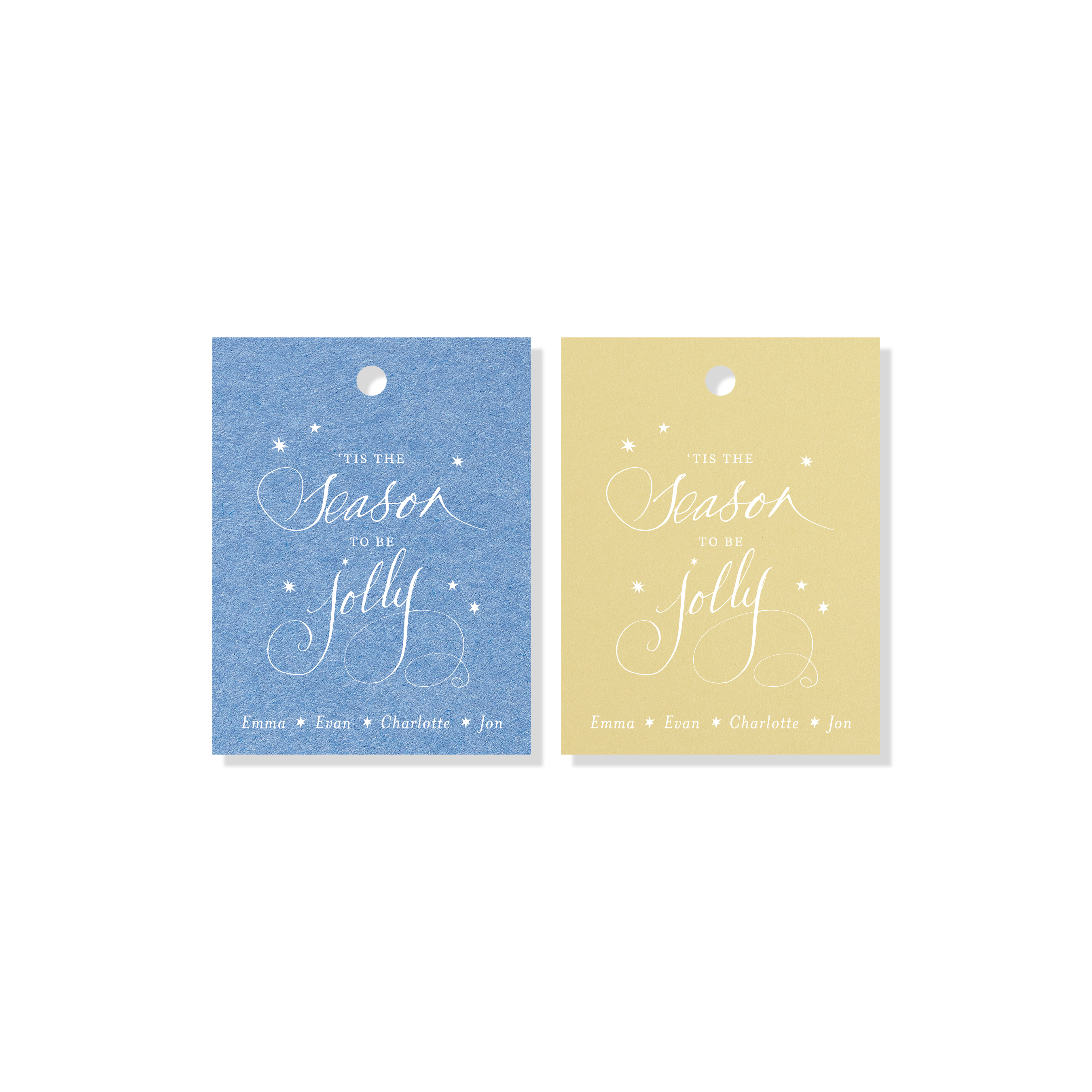 Lanier Engraved Holiday Tag