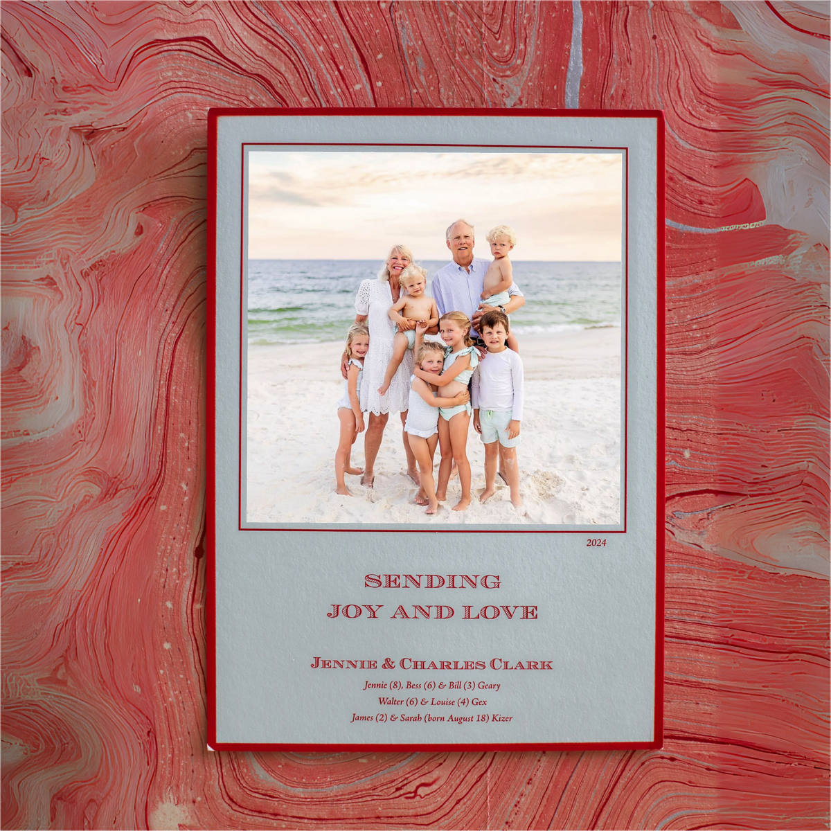 Laurel Medium Luxe Holiday Card (Archive)