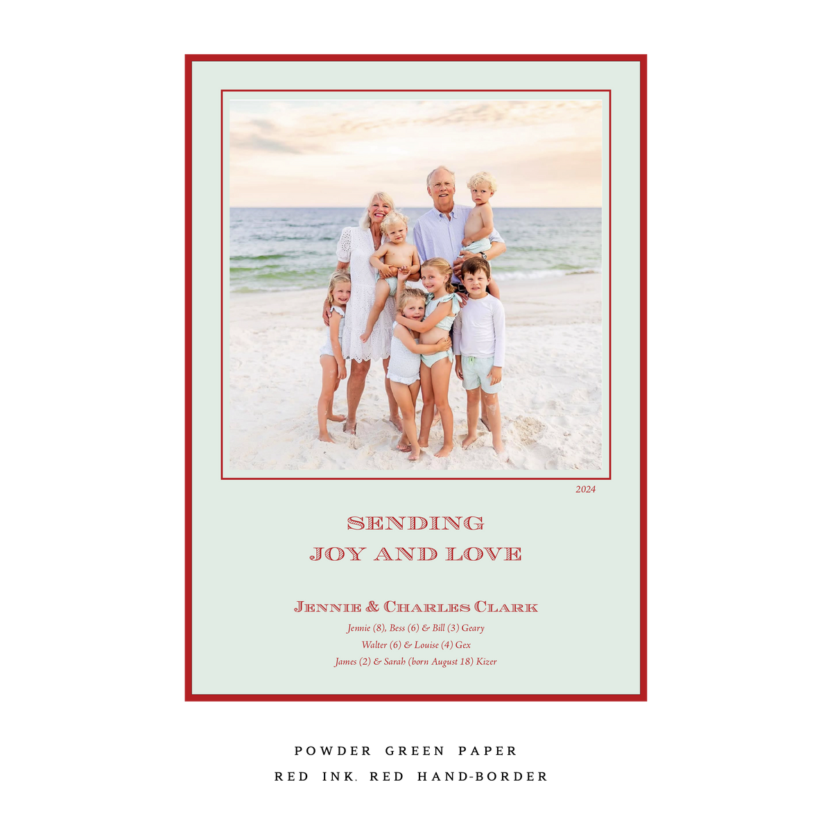 Laurel Medium Luxe Holiday Card (Archive)